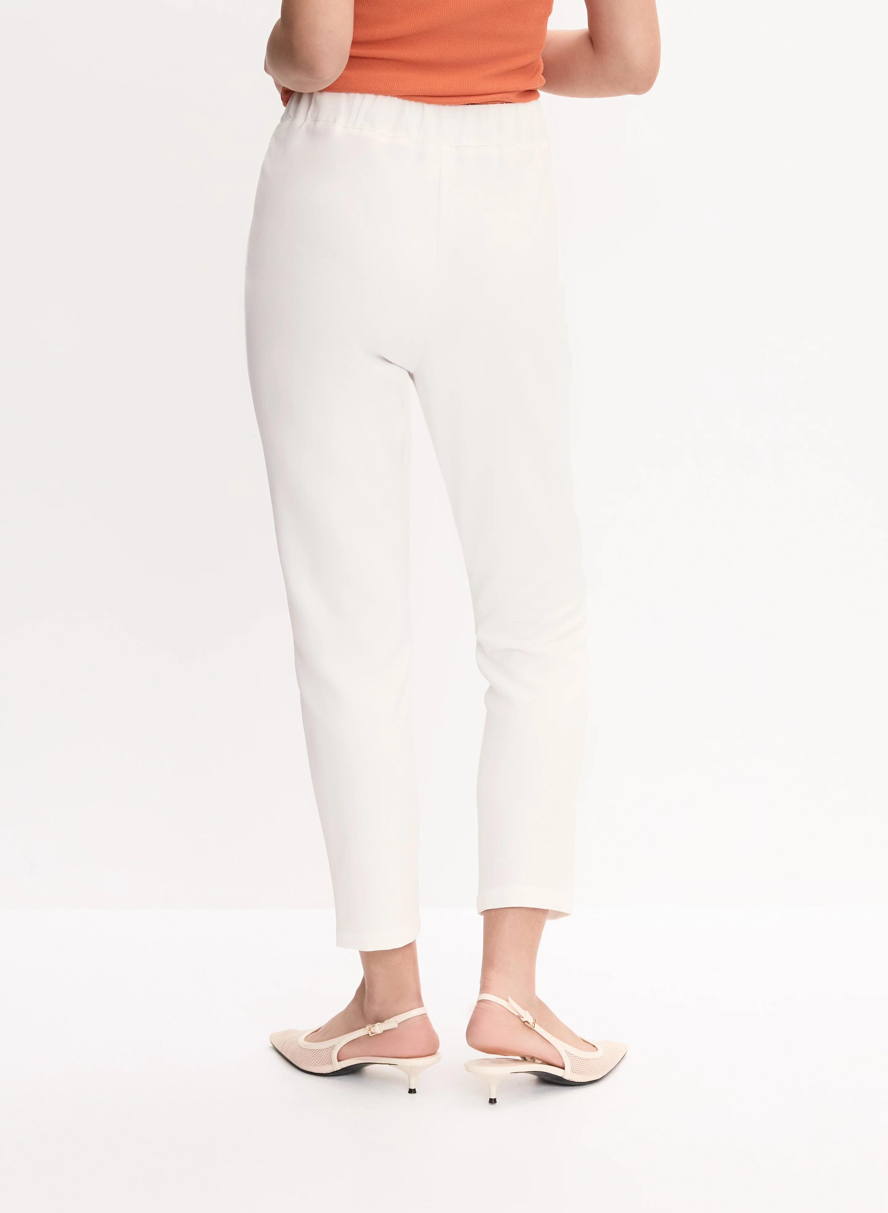 Drawstring Straight Leg Pants