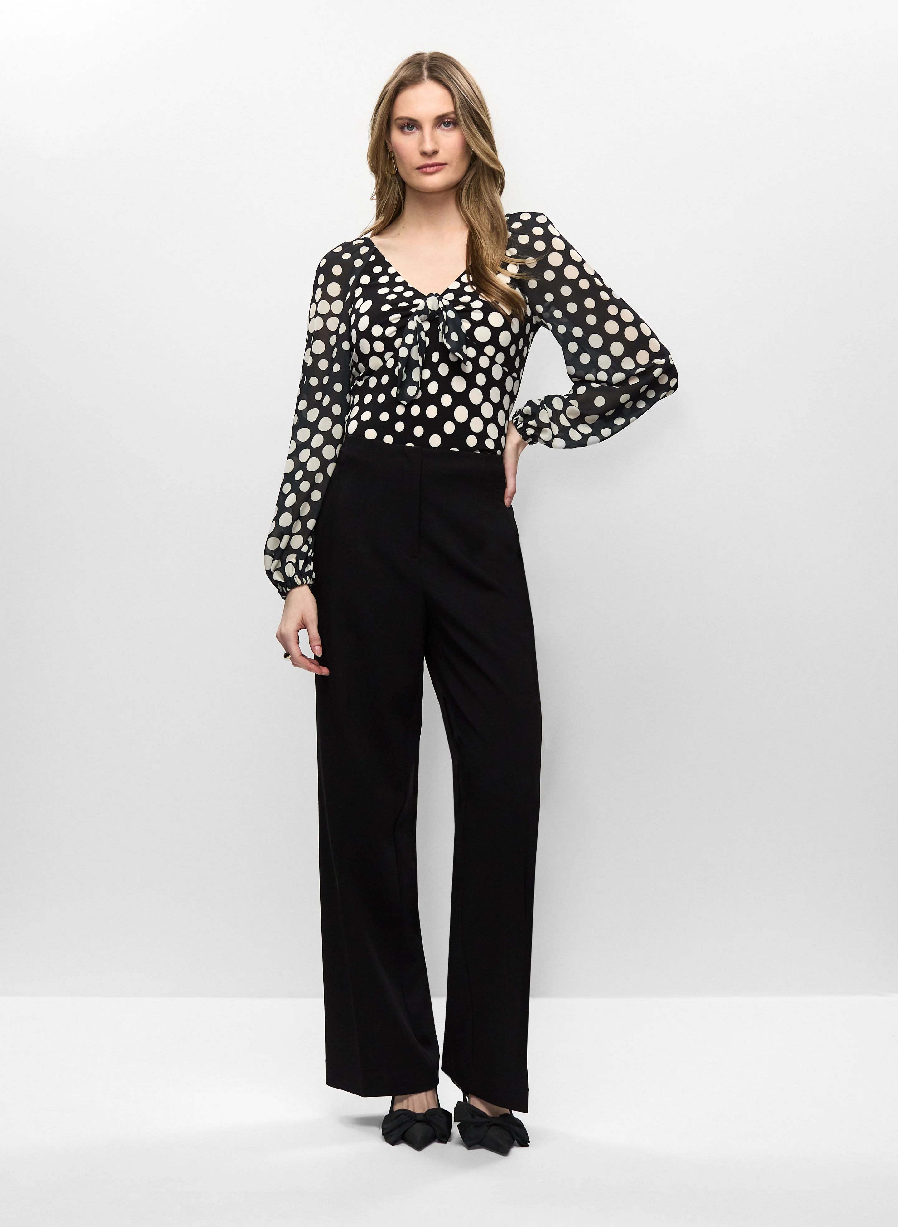 10975-polka-dot-chiffon-top-3.webp Polka Dot Chiffon Top