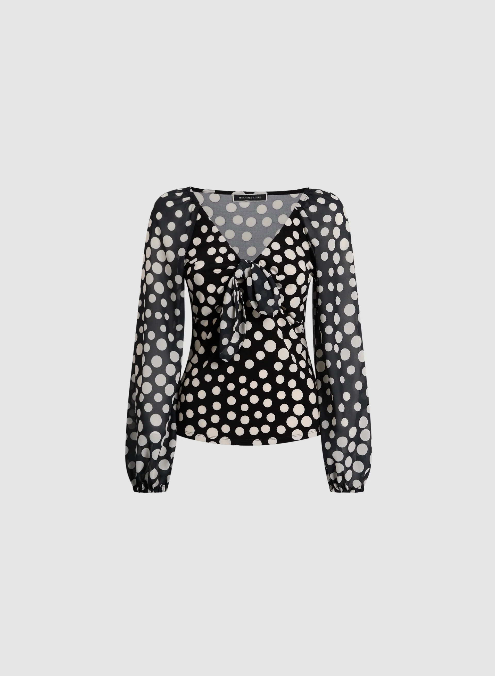 10975-polka-dot-chiffon-top-6.webp Polka Dot Chiffon Top