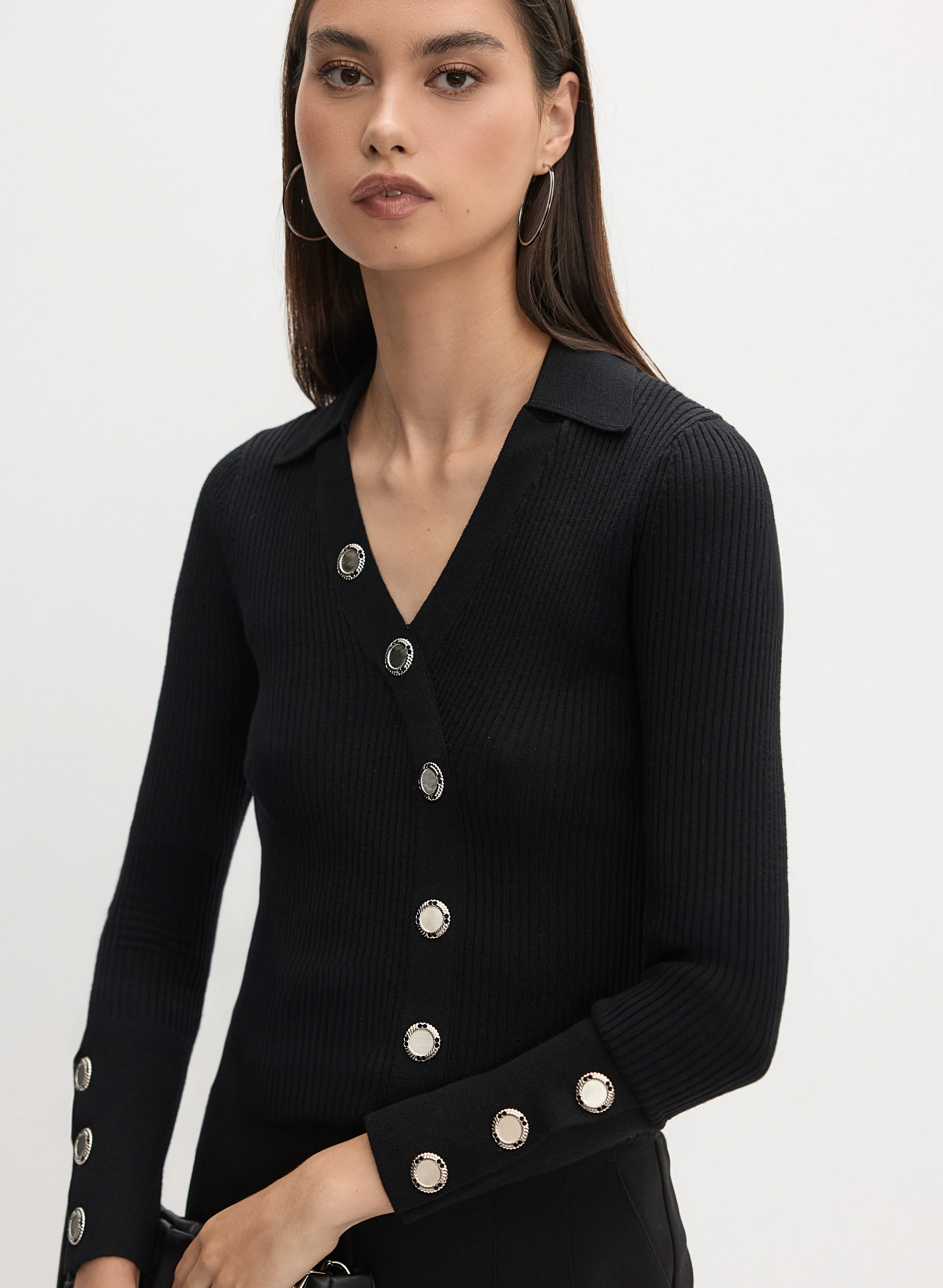 11138-ribbed-asymmetrical-button-up-sweater-2.webp Ribbed Asymmetrical Button-Up Sweater