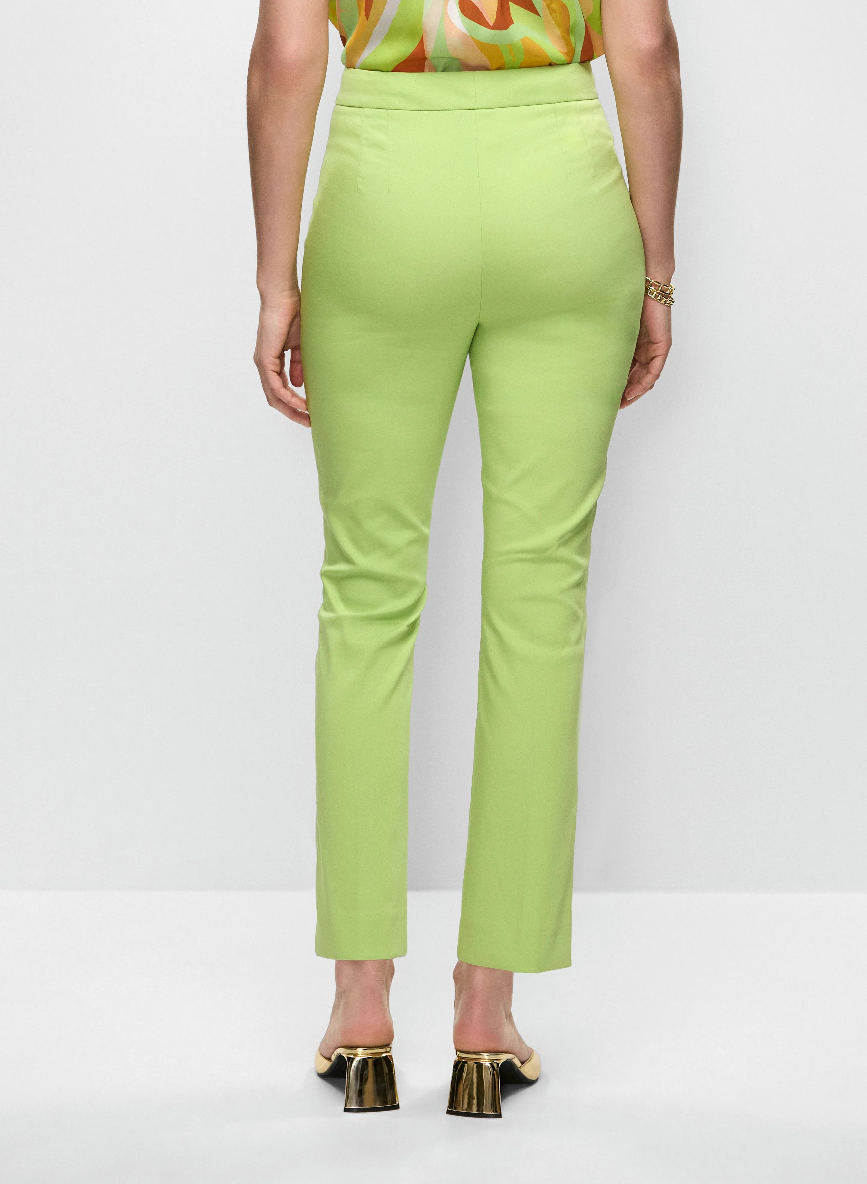 Patch Pocket Slim Leg Pants