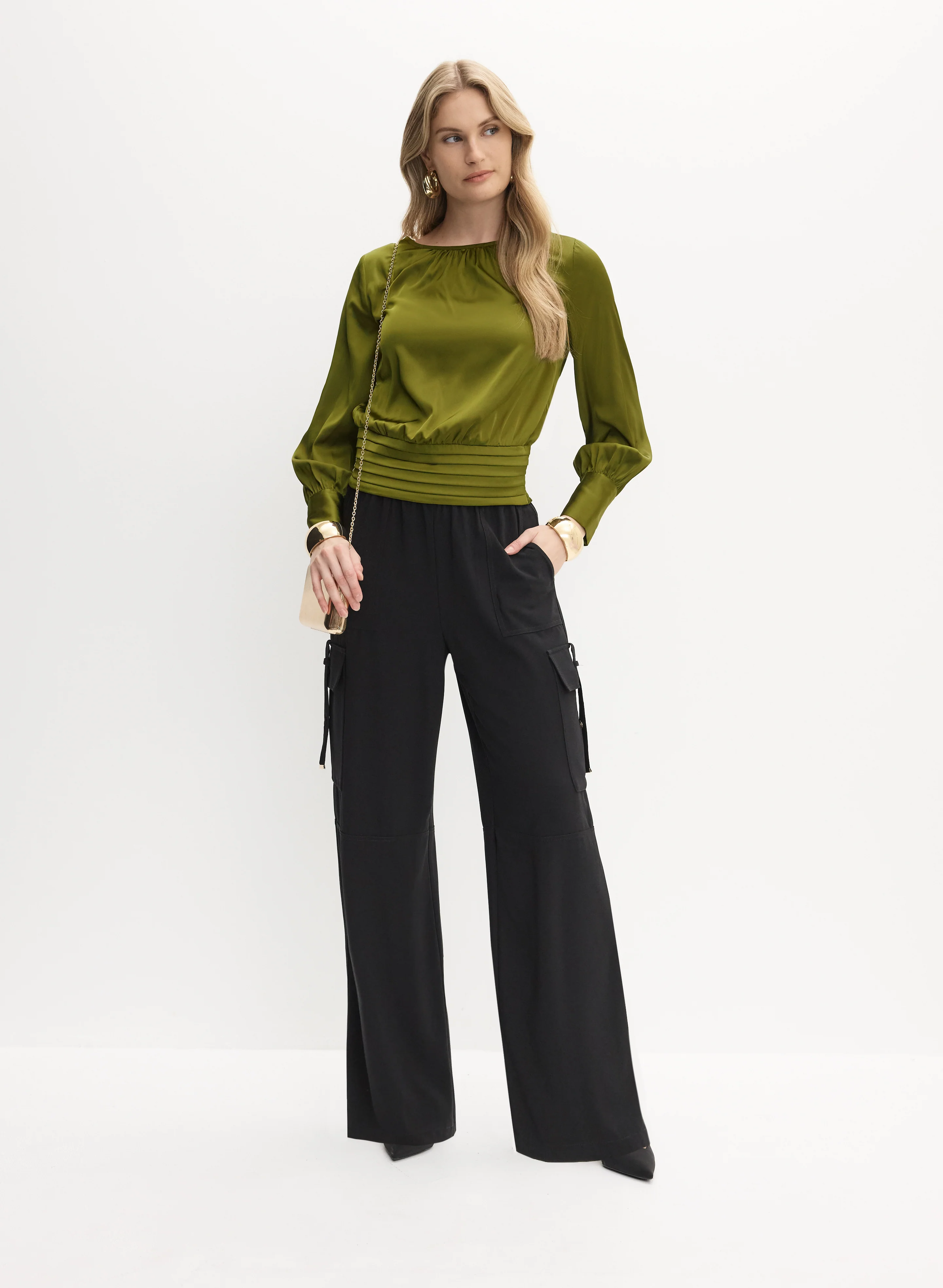 11521-satin-smocked-waist-blouse-5.webp Satin Smocked Waist Blouse