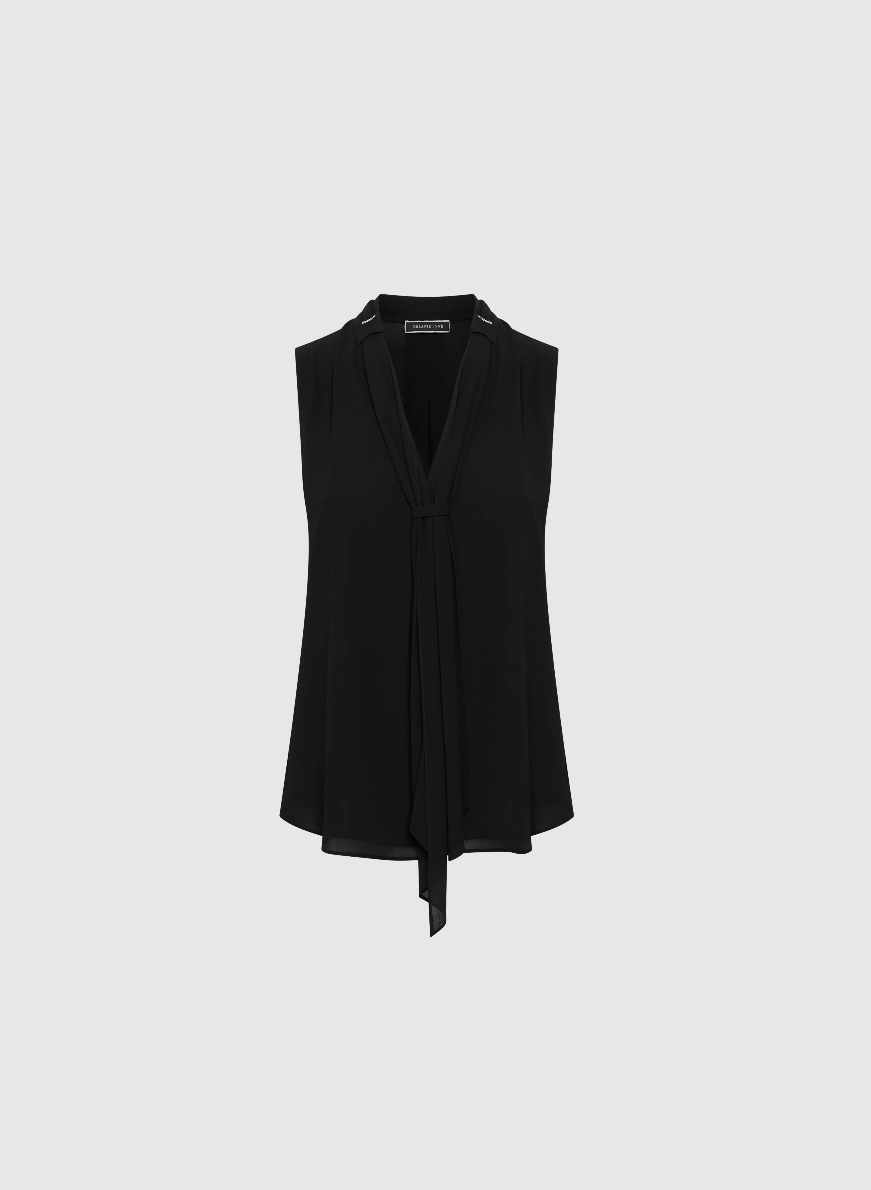 11532-v-neck-sleeveless-chiffon-blouse-6.webp V-Neck Sleeveless Chiffon Blouse