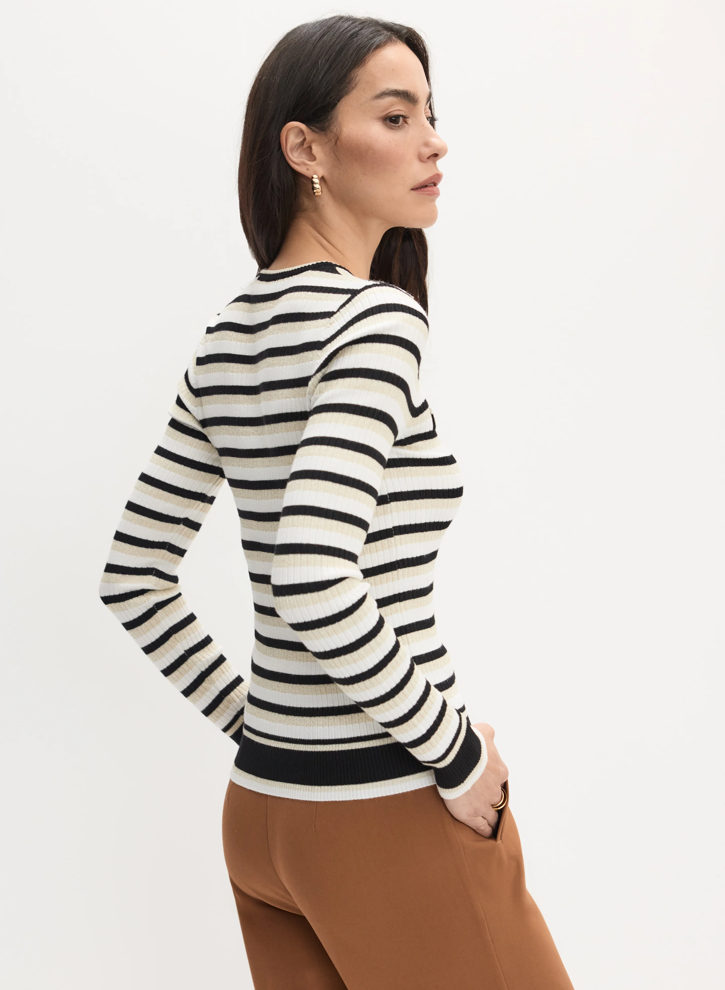 11570-stripe-print-ribbed-sweater-4.webp Stripe Print Ribbed Sweater