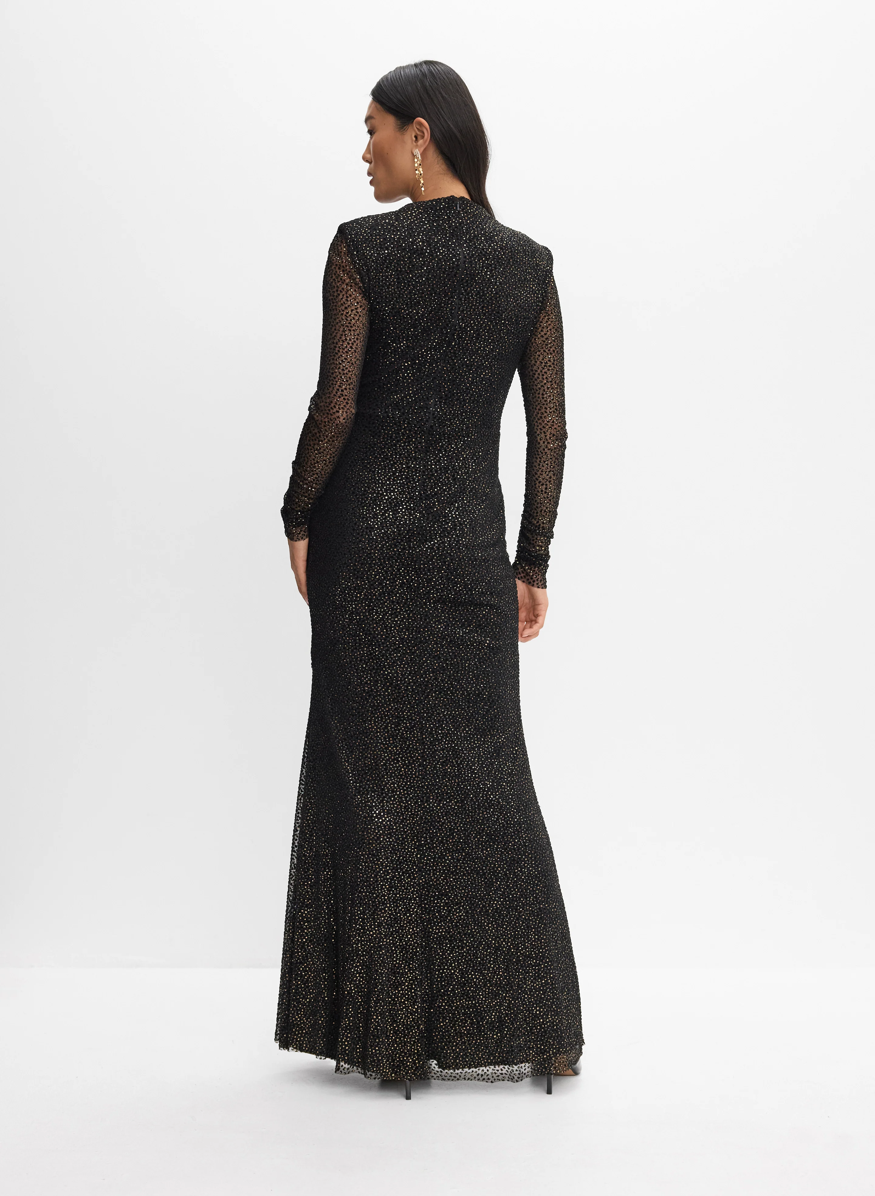 1183-foil-mesh-dress-3.webp Foil Mesh Dress