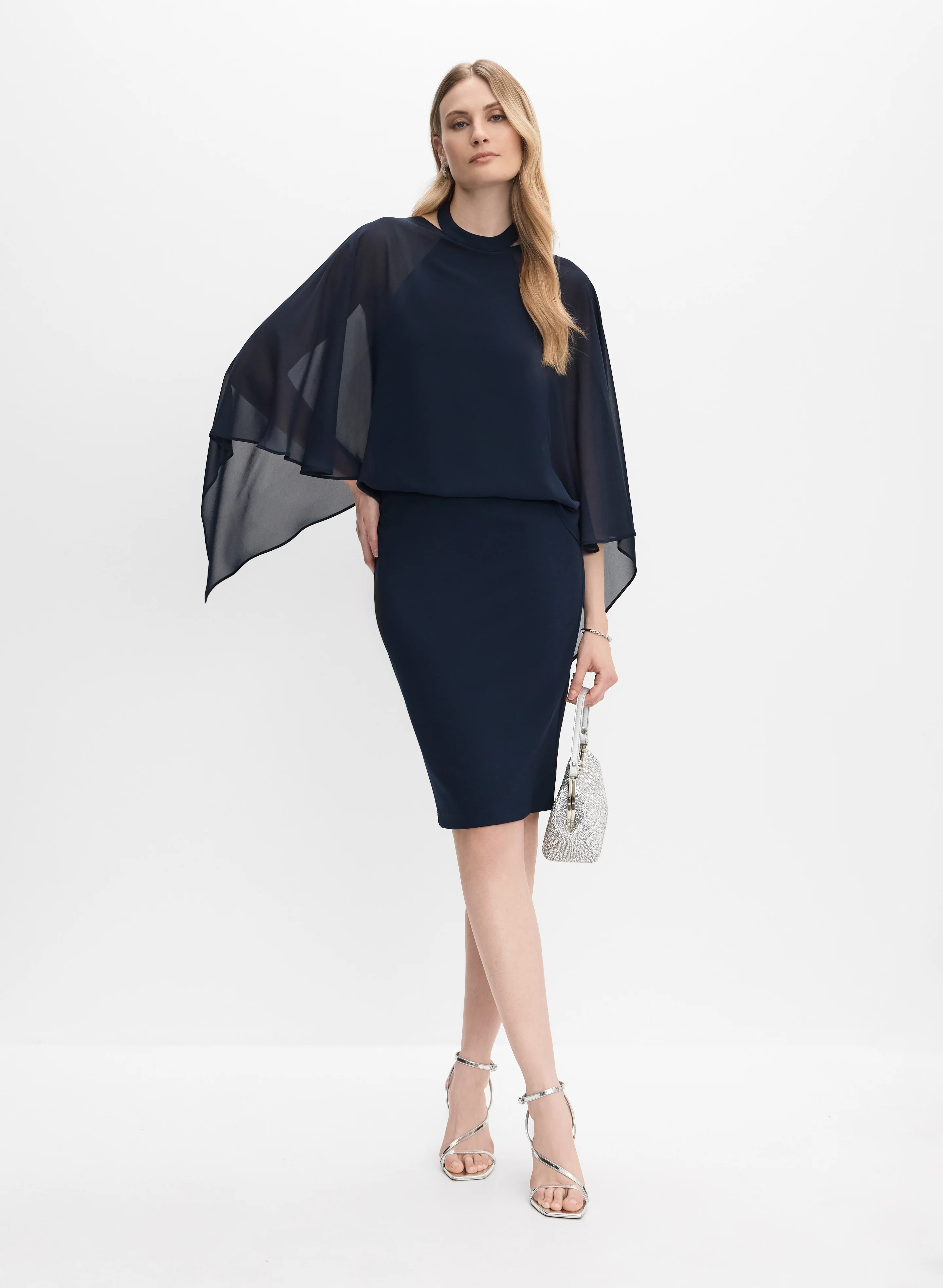 Cascading Flounce Dress
