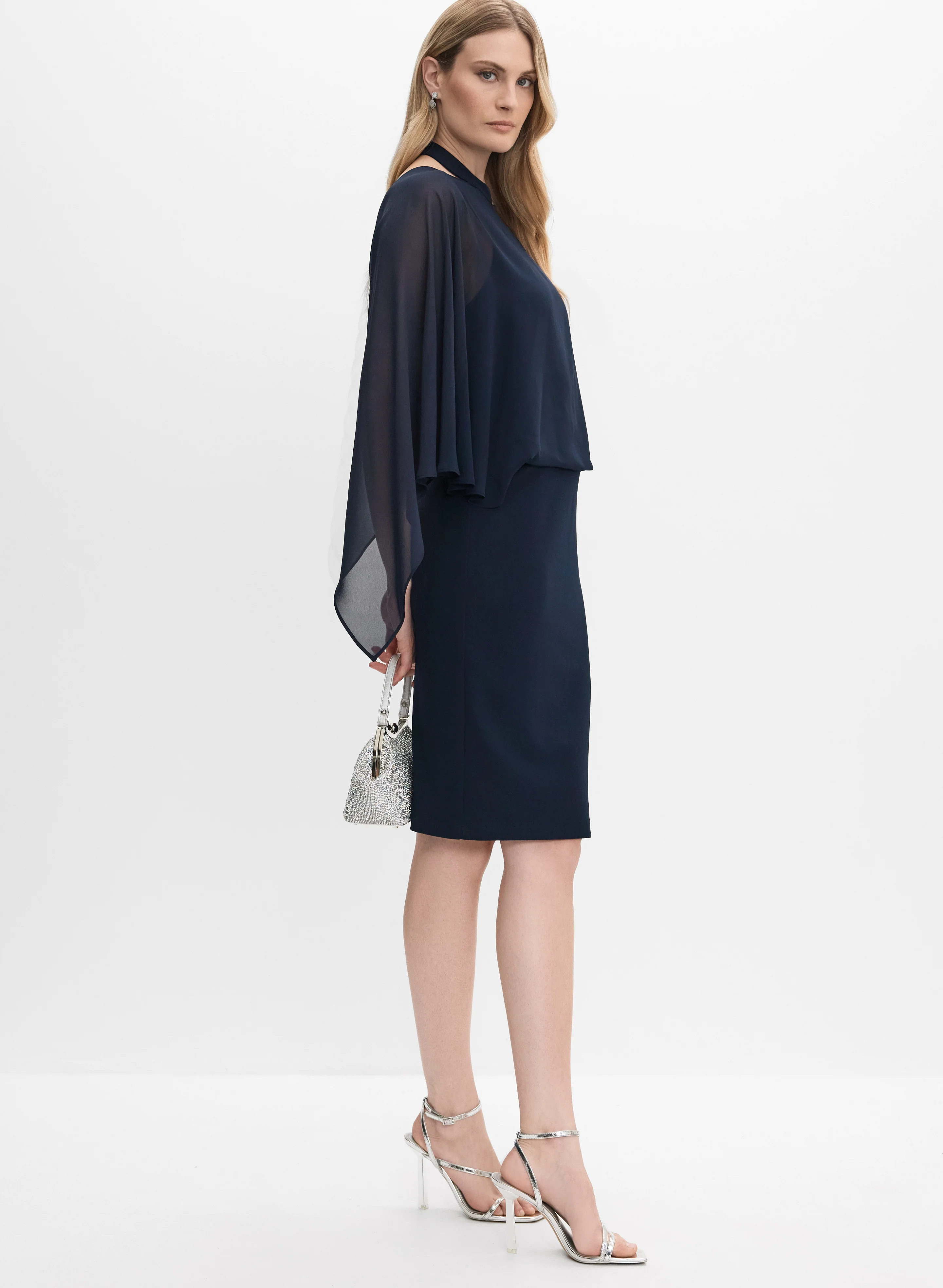 Cascading Flounce Dress
