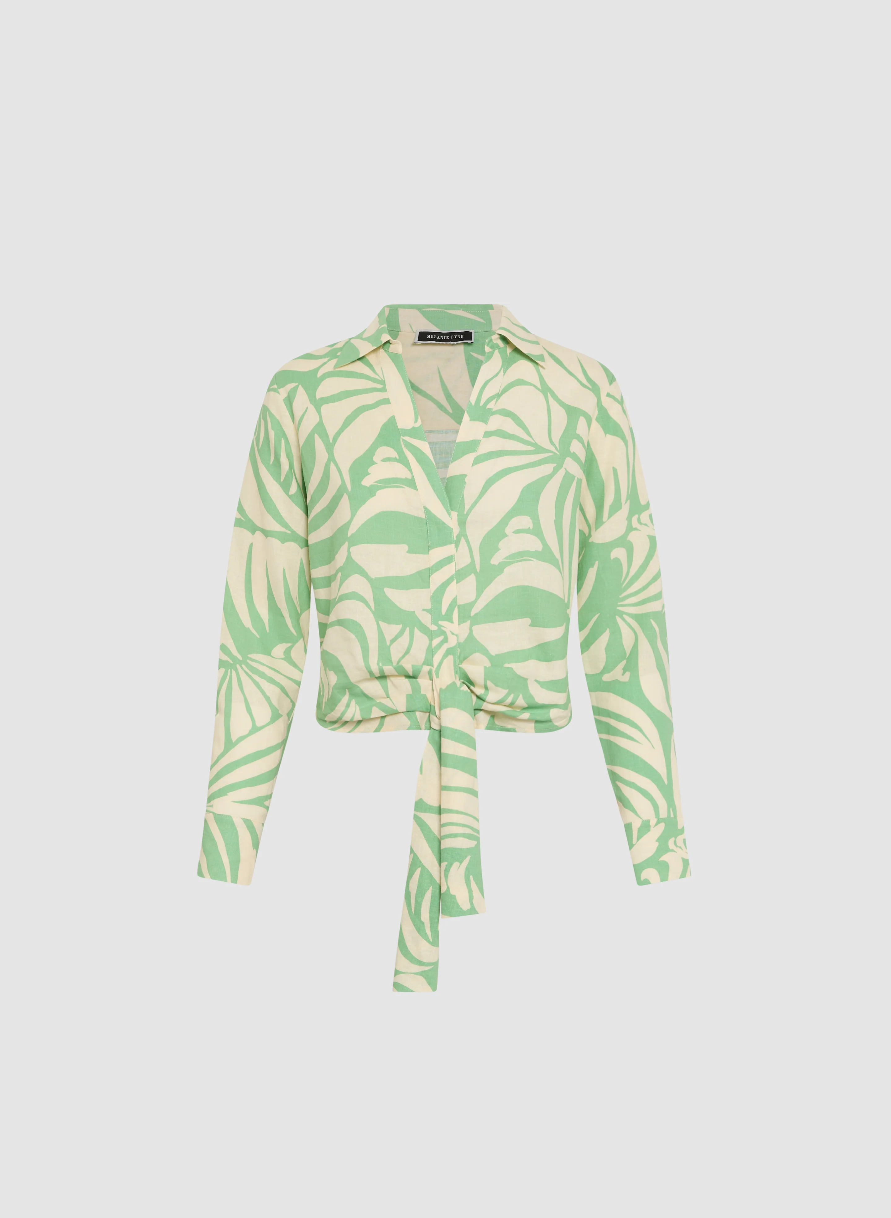 12224-abstract-print-knotted-blouse-6.webp Abstract Print Knotted Blouse