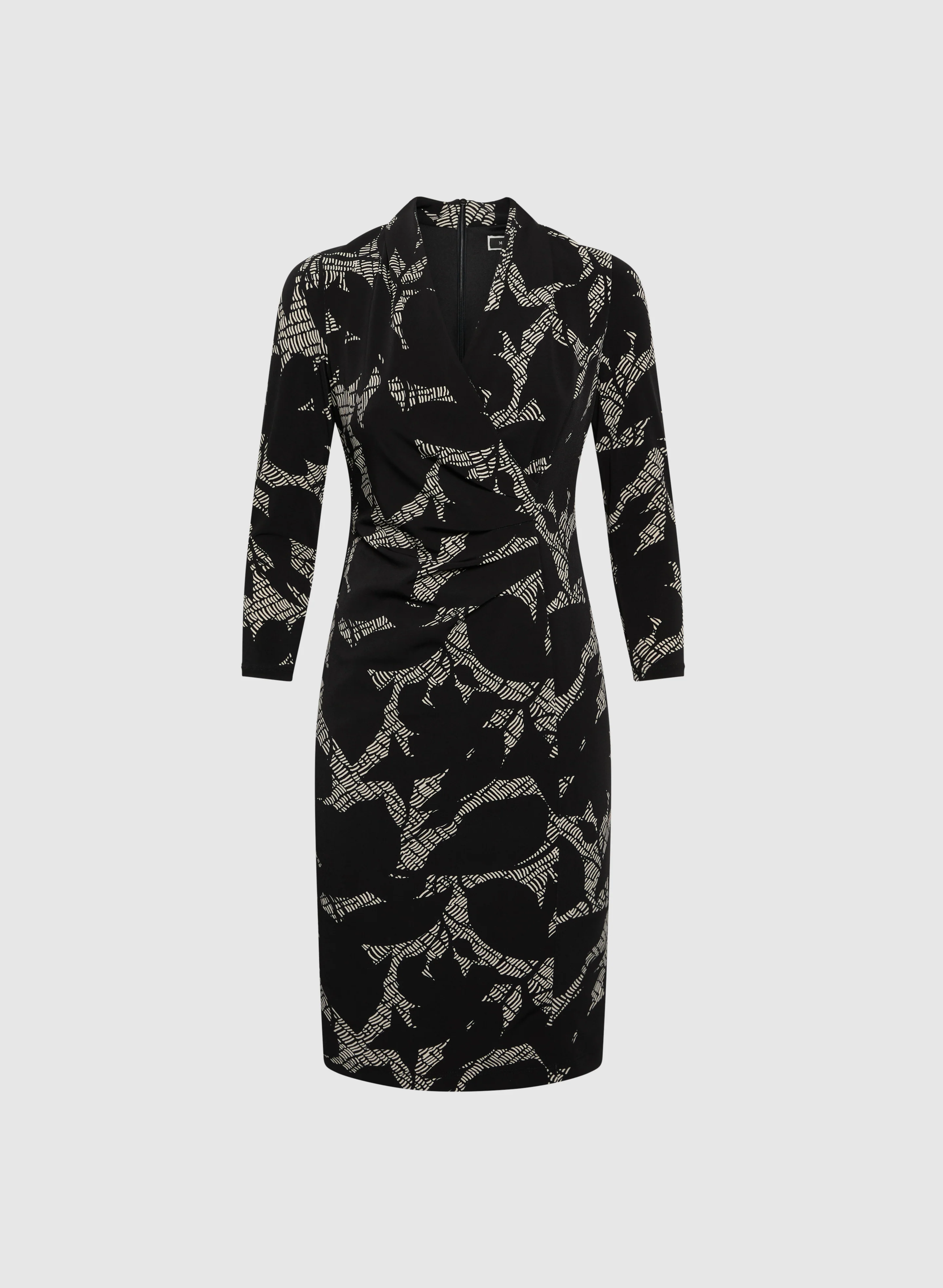 12312-fitted-abstract-print-day-dress-6.webp Fitted Abstract Print Day Dress