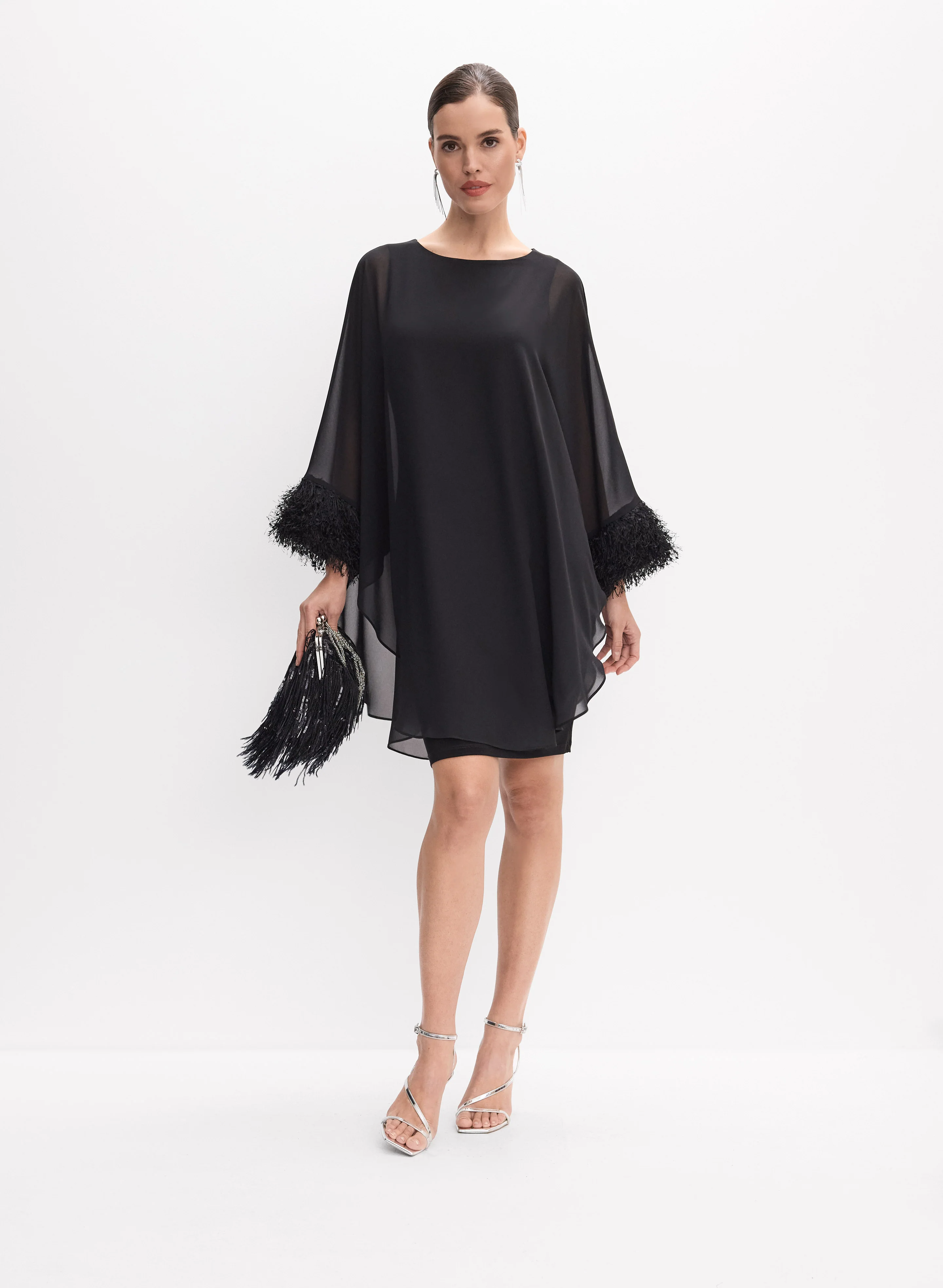 Joseph Ribkoff - Chiffon Overlay Dress