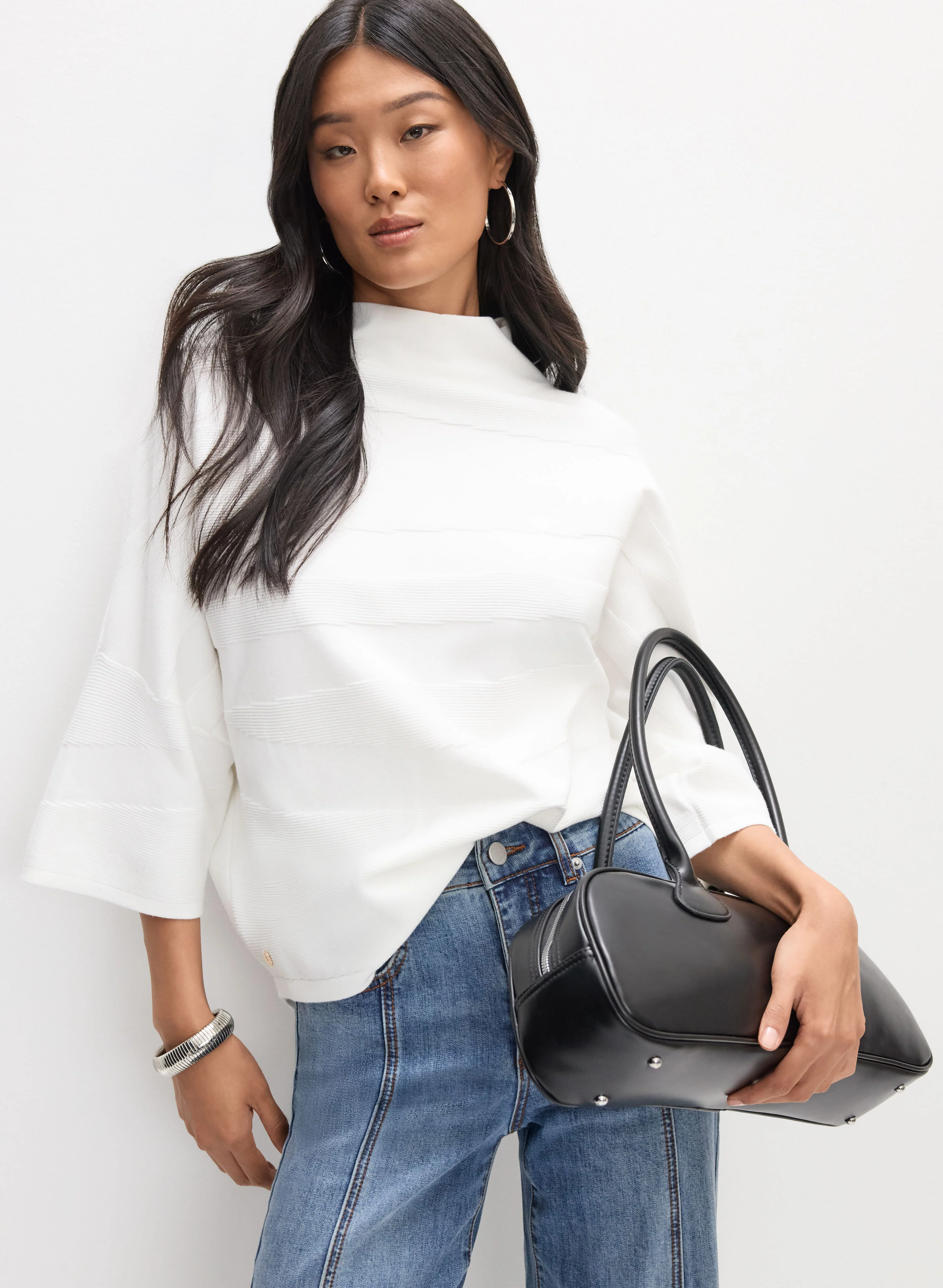 Joseph Ribkoff - Funnel Neck Sweater