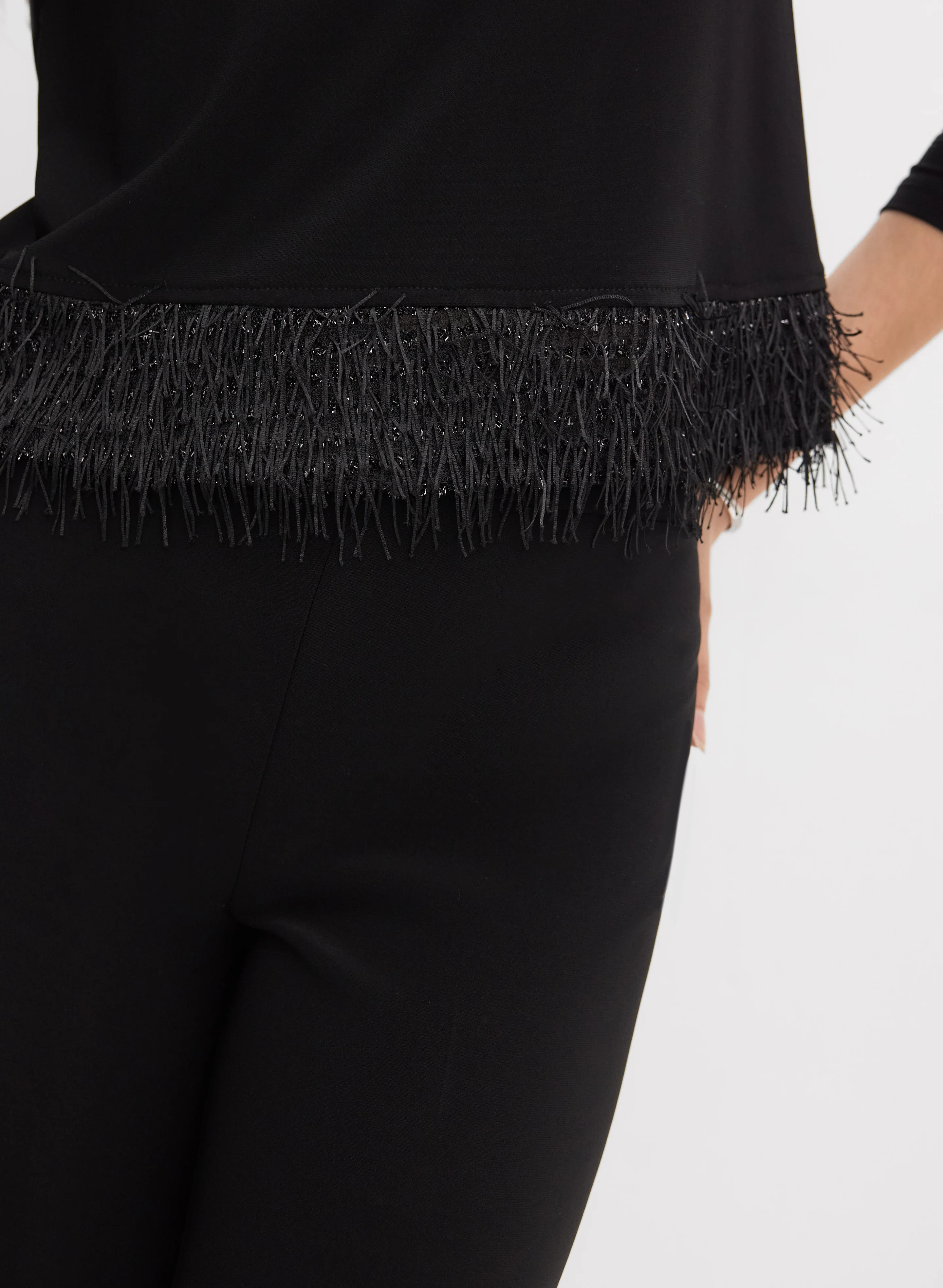 Joseph Ribkoff - Feather Trim Top