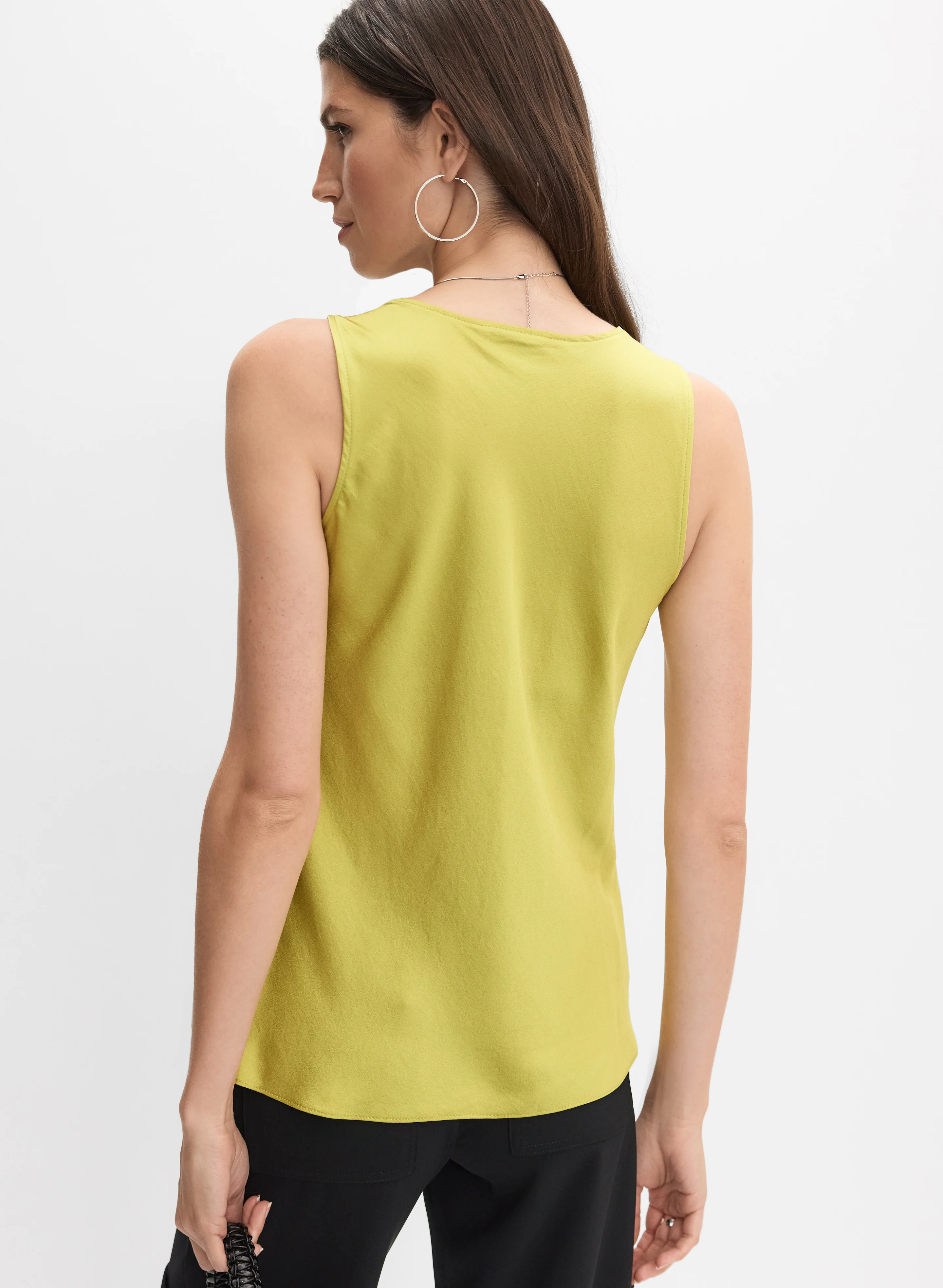 12794-joseph-ribkoff-satin-cowl-neck-top-4.webp Joseph Ribkoff - Satin Cowl Neck Top