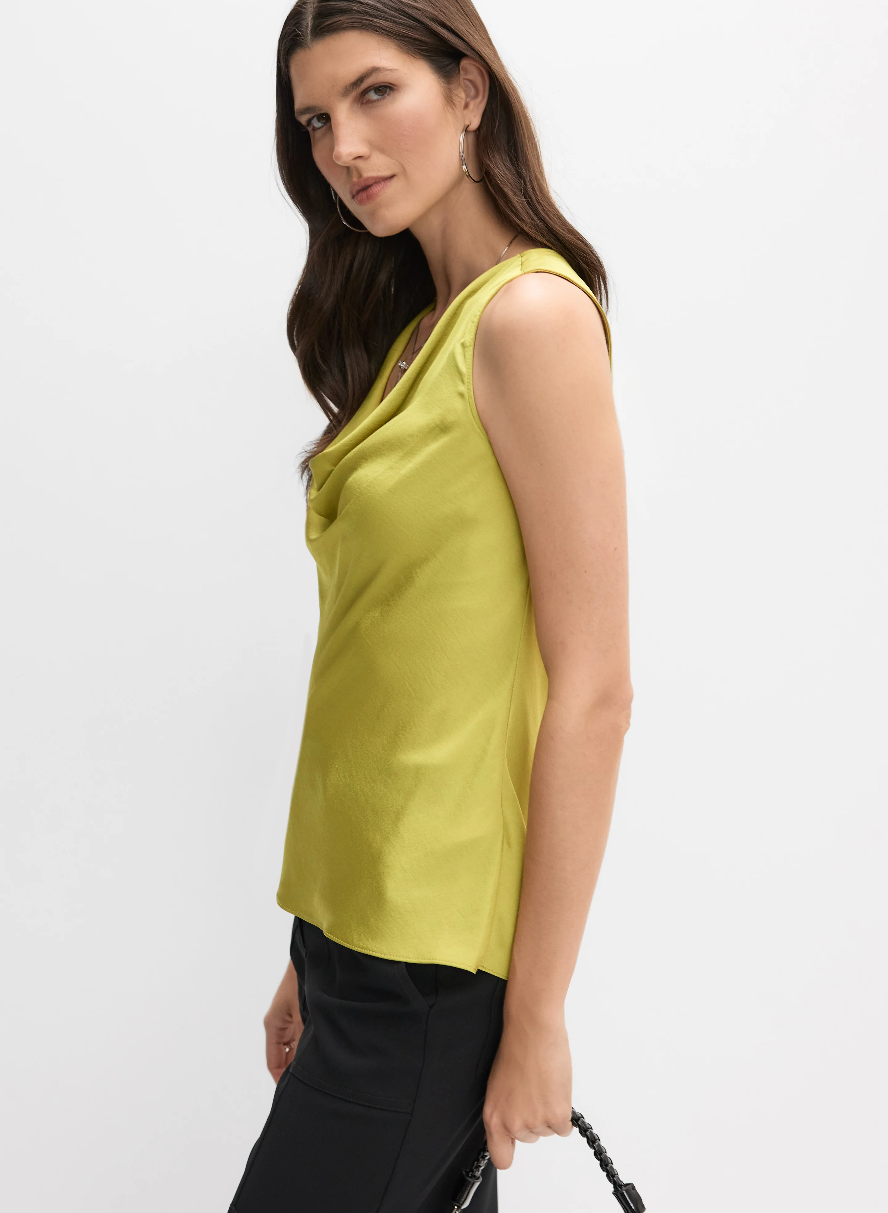 12794-joseph-ribkoff-satin-cowl-neck-top-5.webp Joseph Ribkoff - Satin Cowl Neck Top