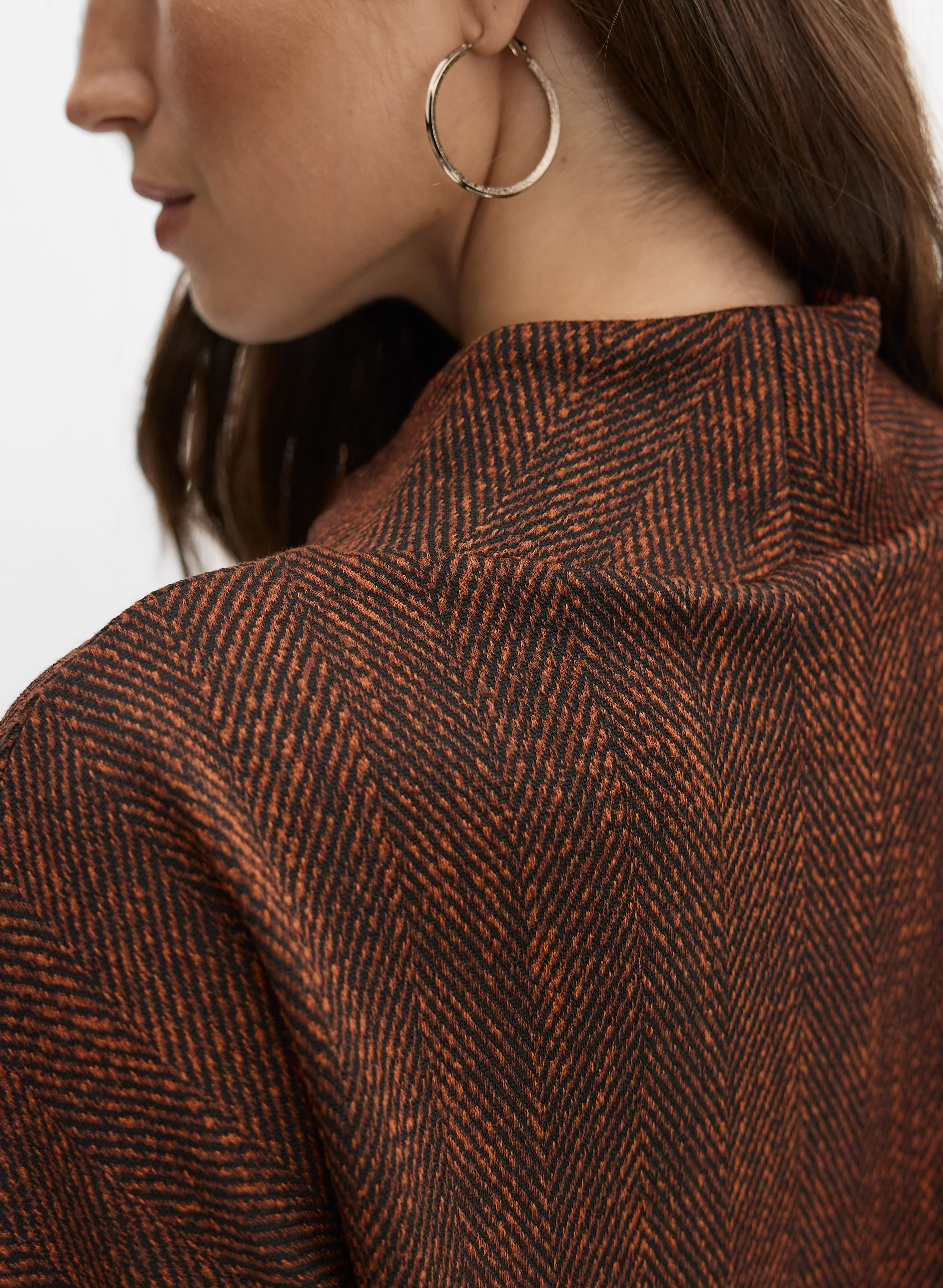 Joseph Ribkoff - Herringbone Knit Sweater