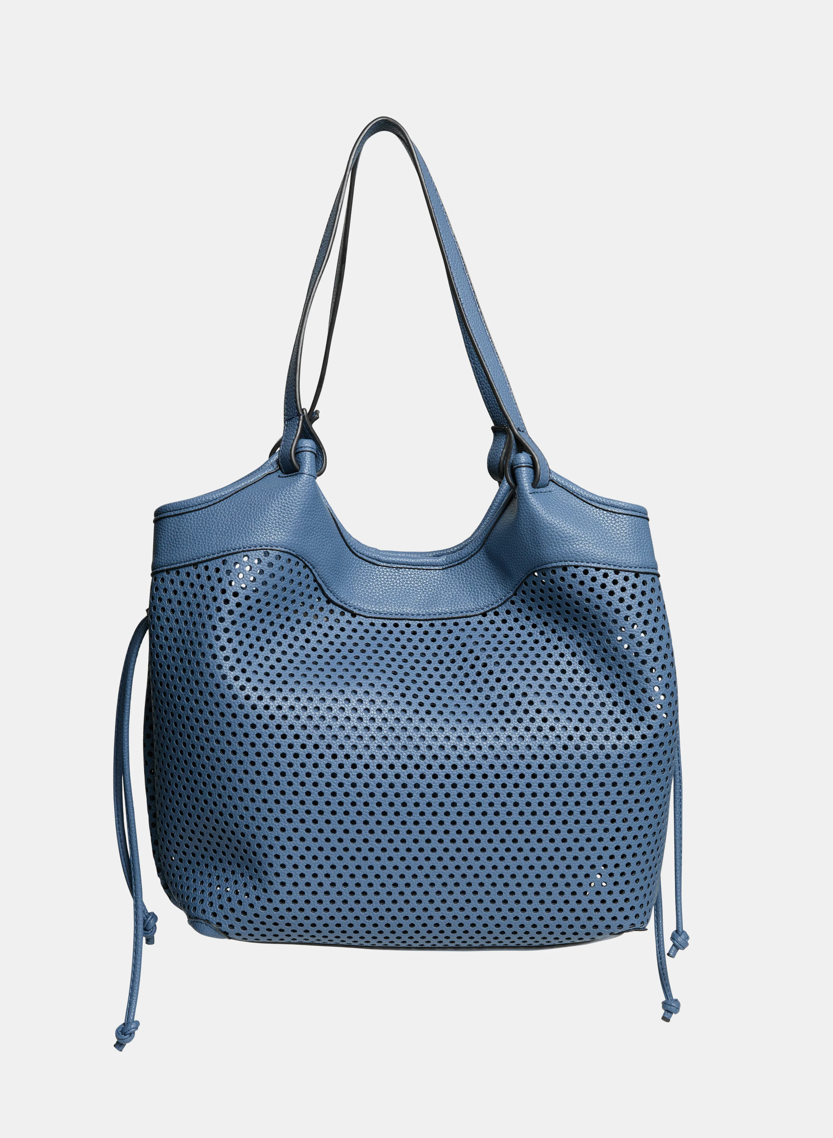 Perforated Drawstring Handbag