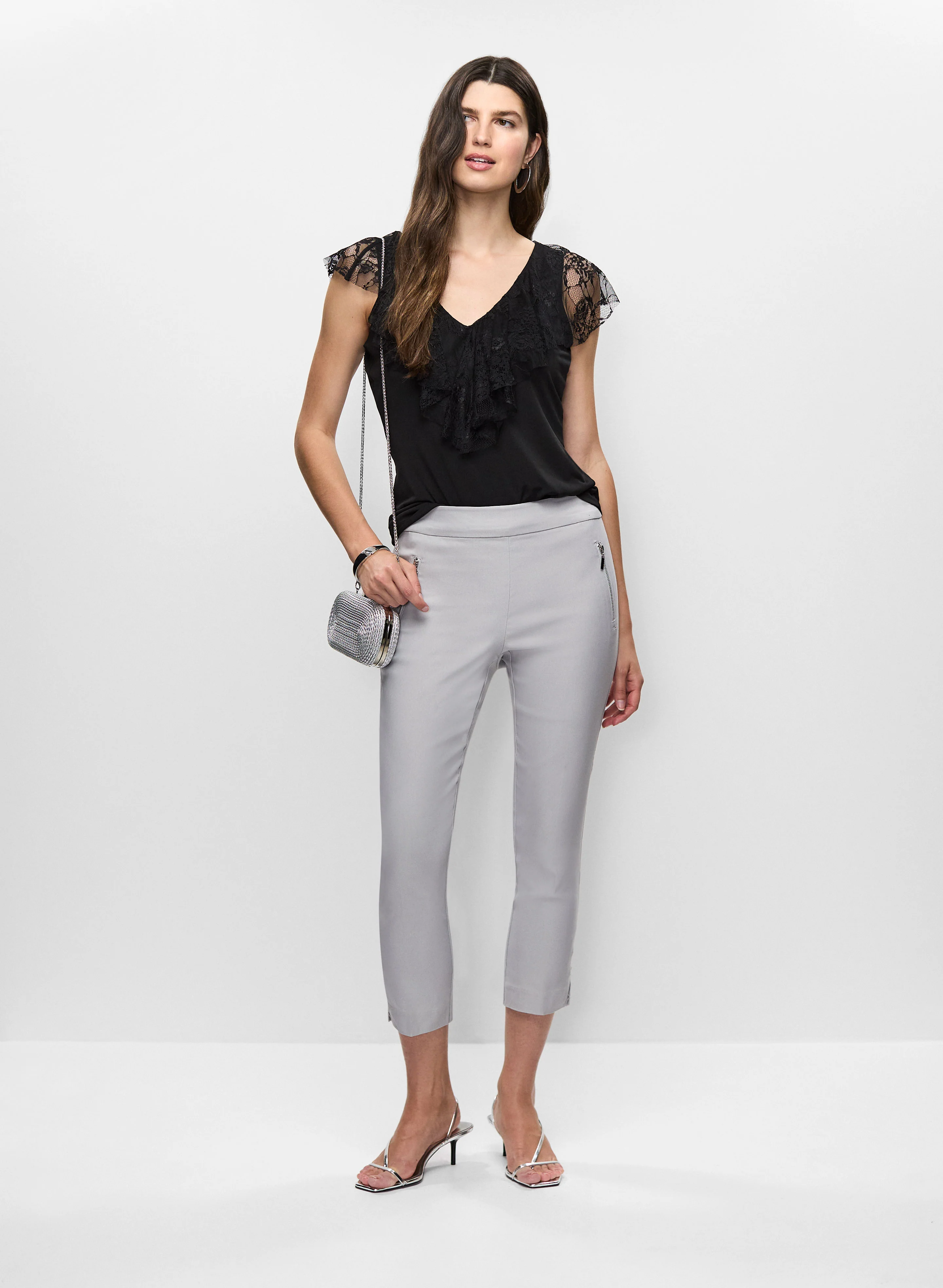 High Rise Pull-On Capris