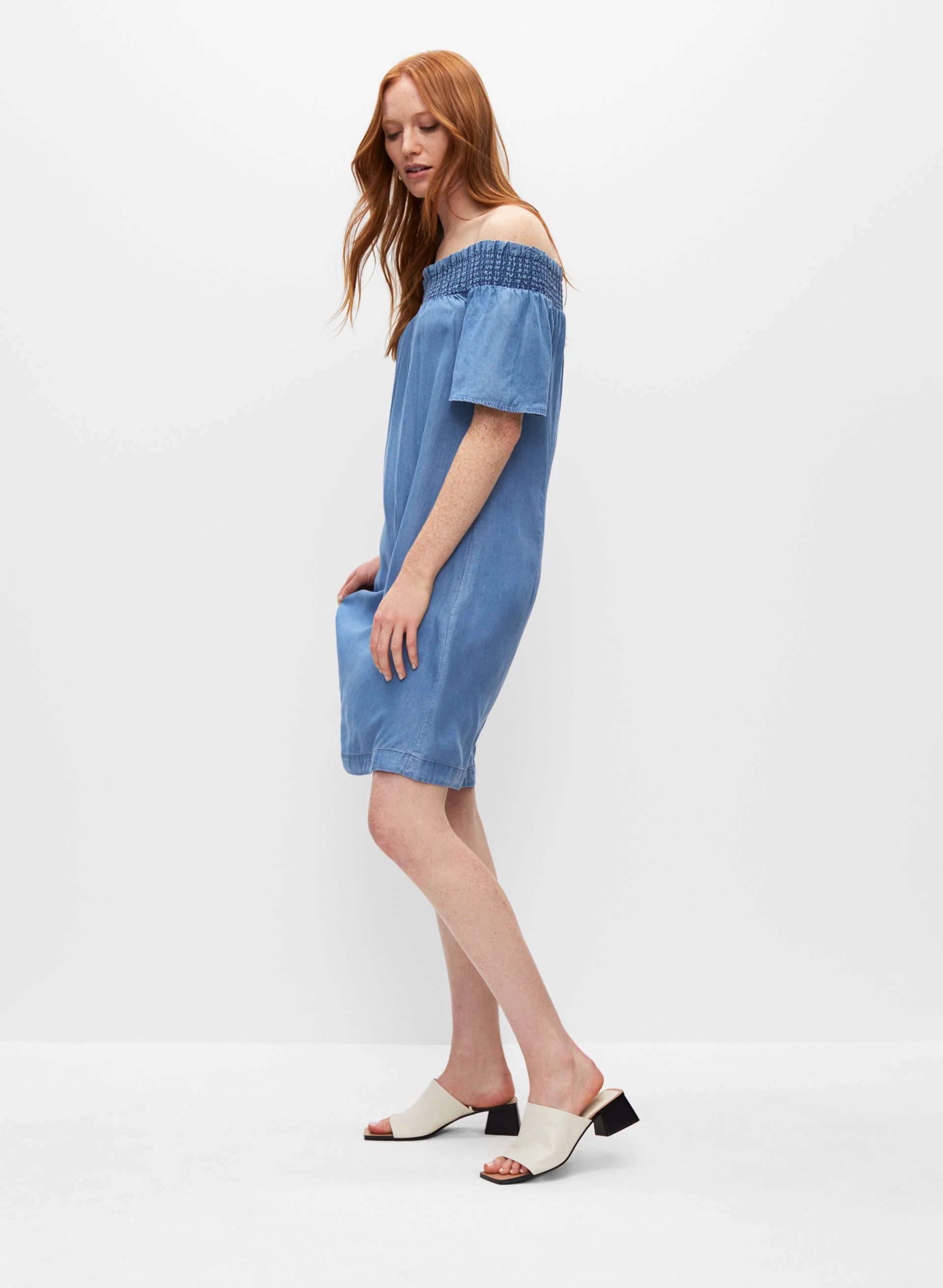 13180-off-the-shoulder-tencel-dress-2.webp Off-the-Shoulder Tencel Dress