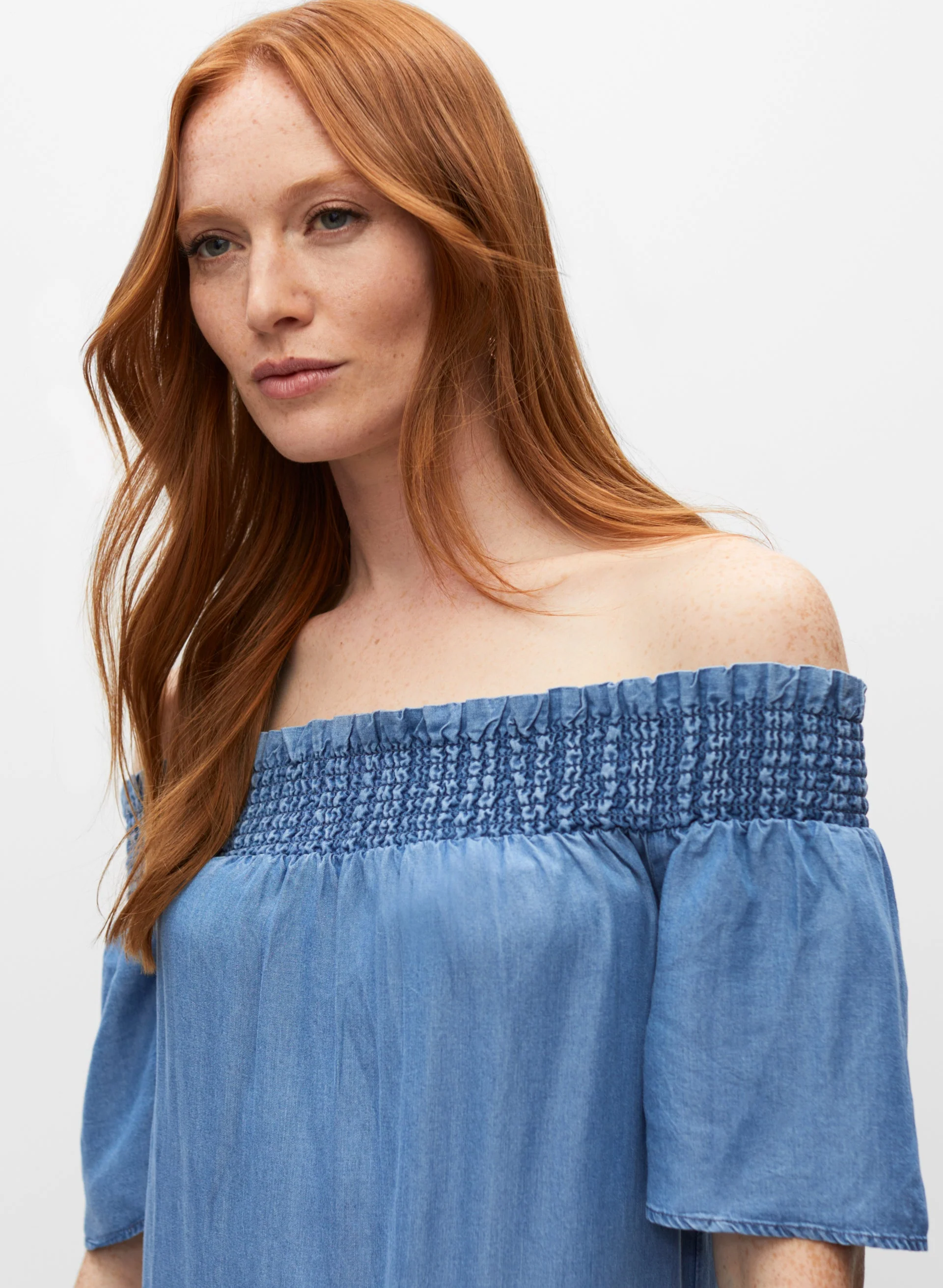 13180-off-the-shoulder-tencel-dress-5.webp Off-the-Shoulder Tencel Dress