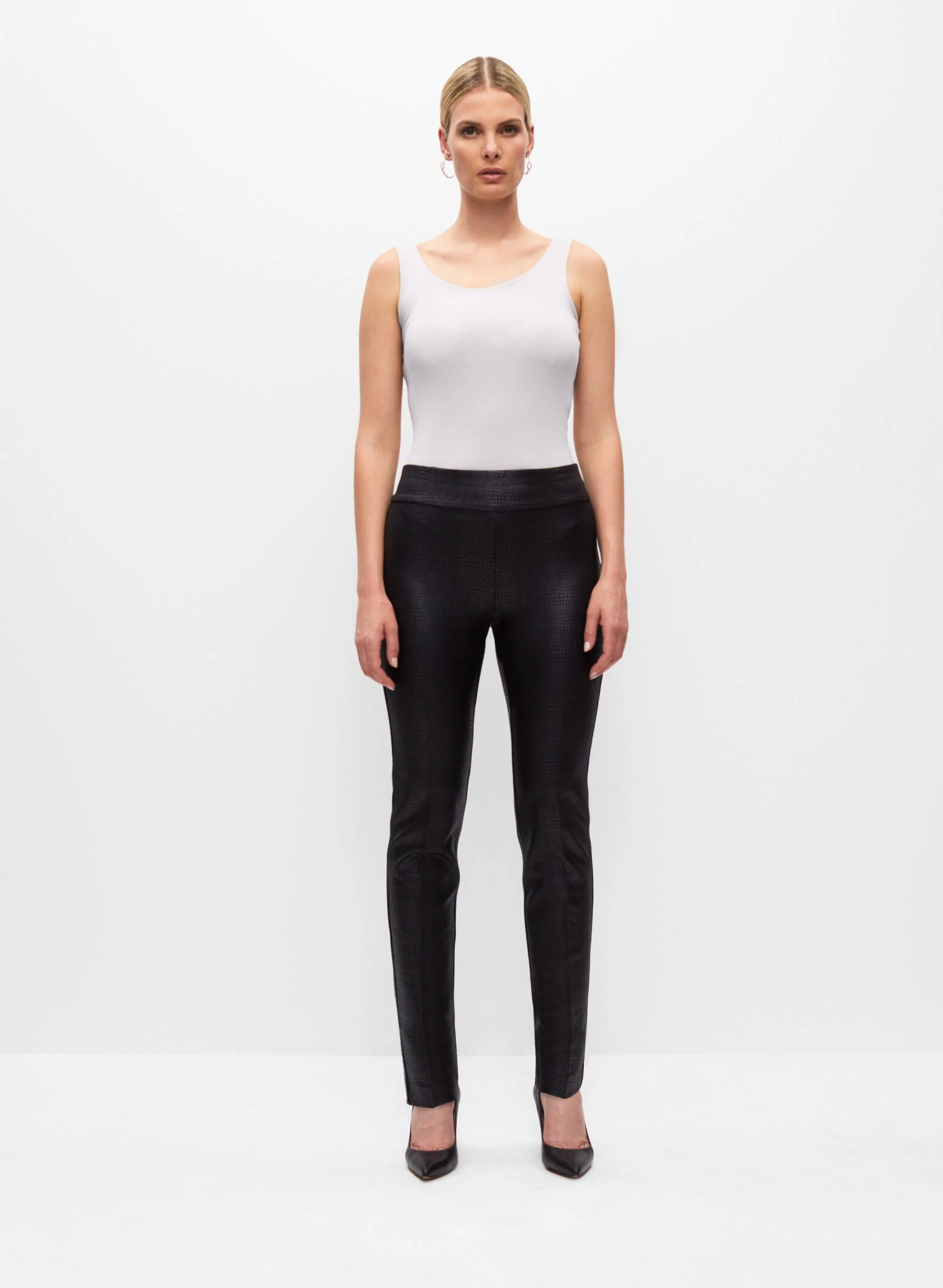 13362-madison-crocodile-print-pull-on-pants-1.webp Madison Crocodile Print Pull-On Pants
