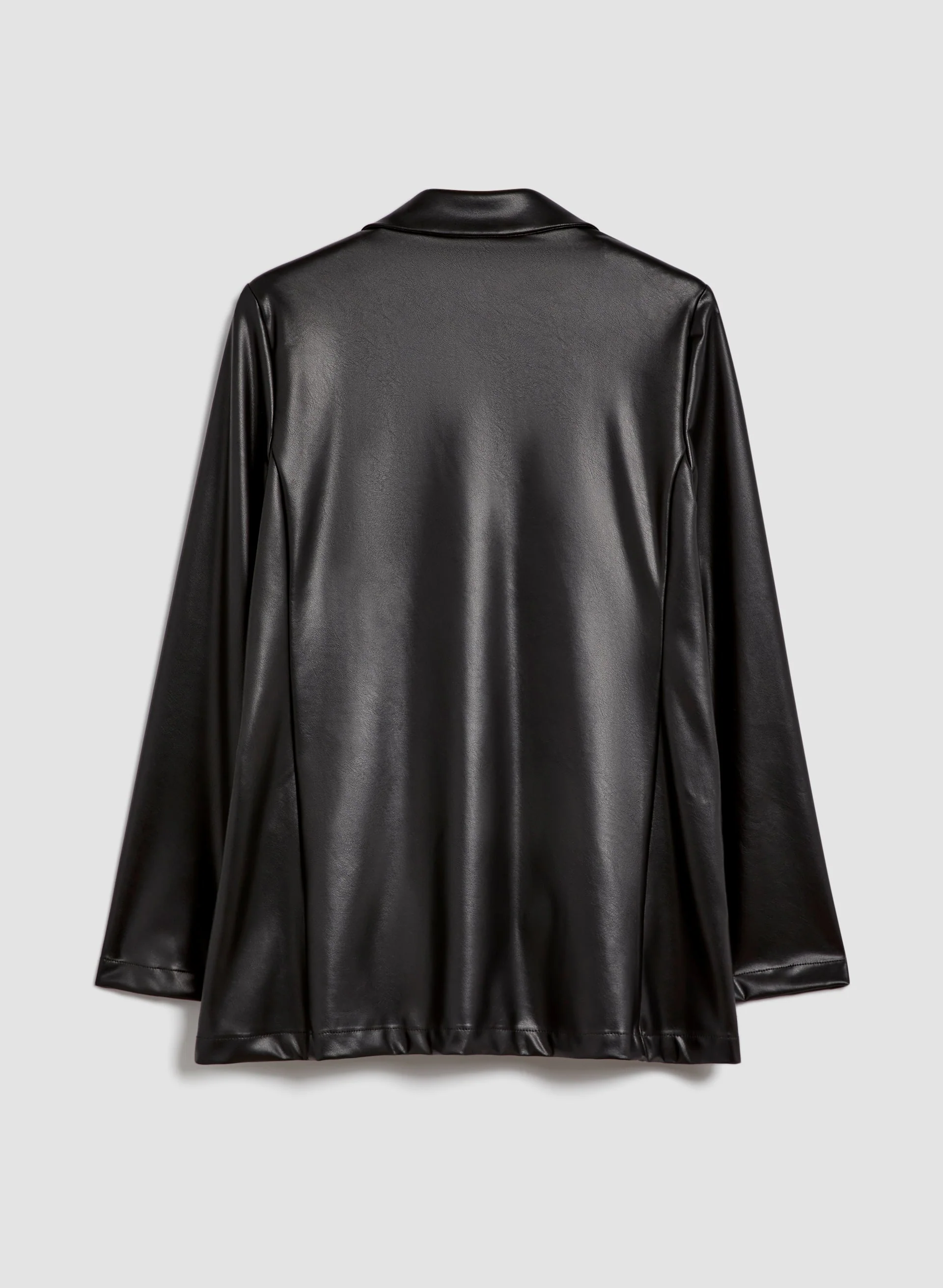 13435-joseph-ribkoff-vegan-leather-blazer-7.webp Joseph Ribkoff - Vegan Leather Blazer