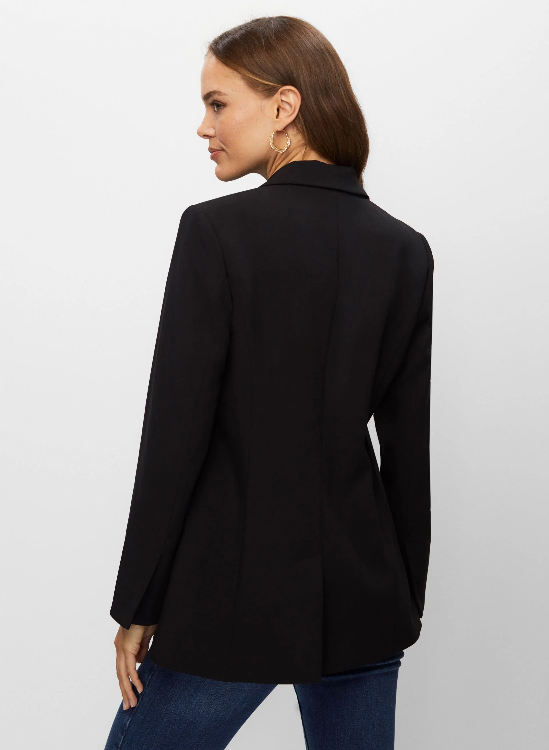 Essential Button Front Blazer