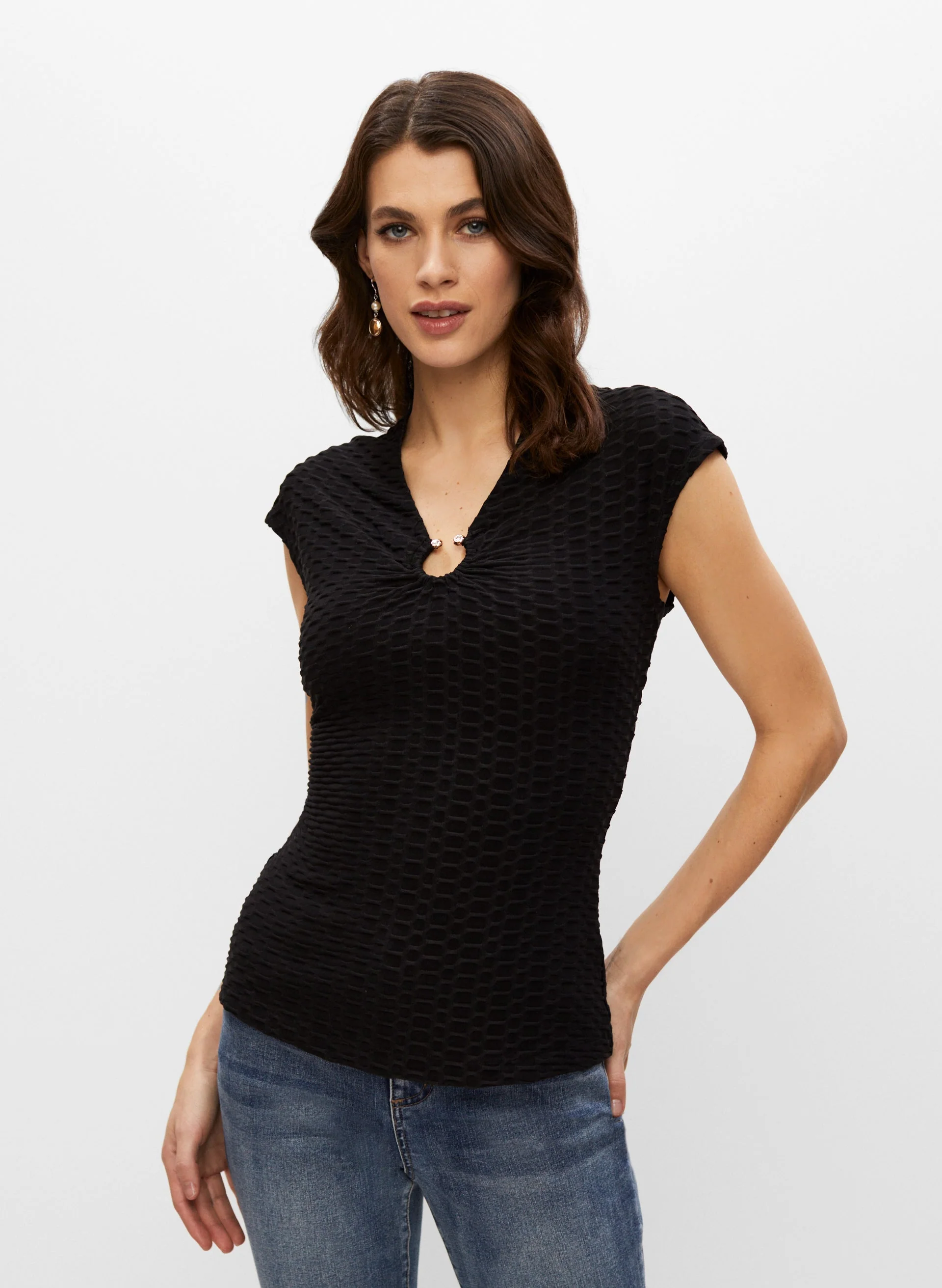 13694-ring-detail-jacquard-knit-top-1.webp Ring Detail Jacquard Knit Top