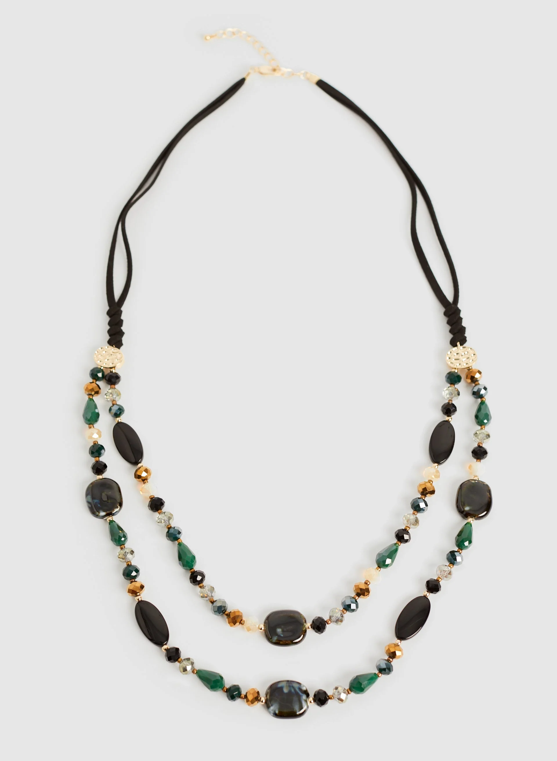 Double Row Beaded Necklace