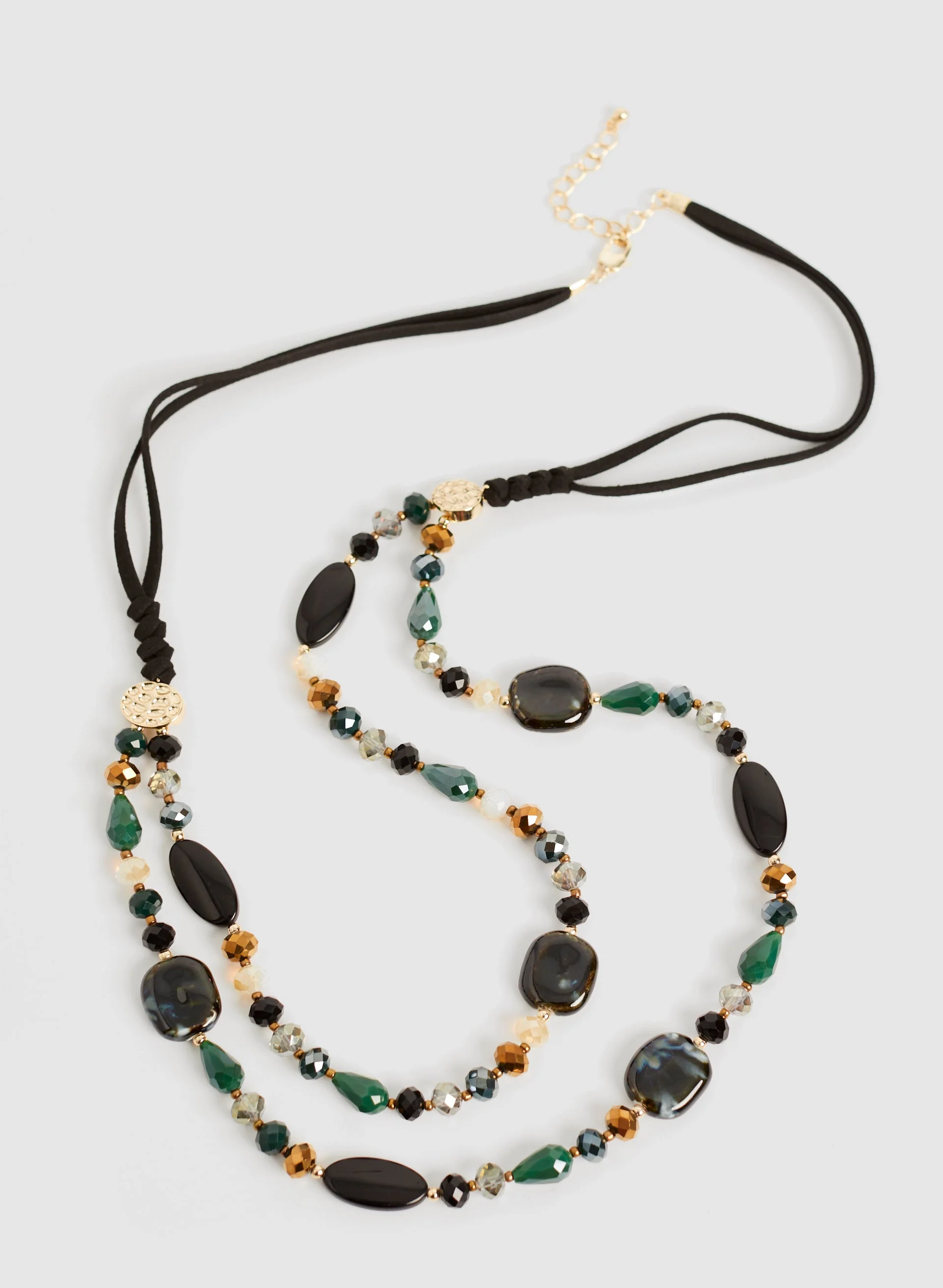 Double Row Beaded Necklace