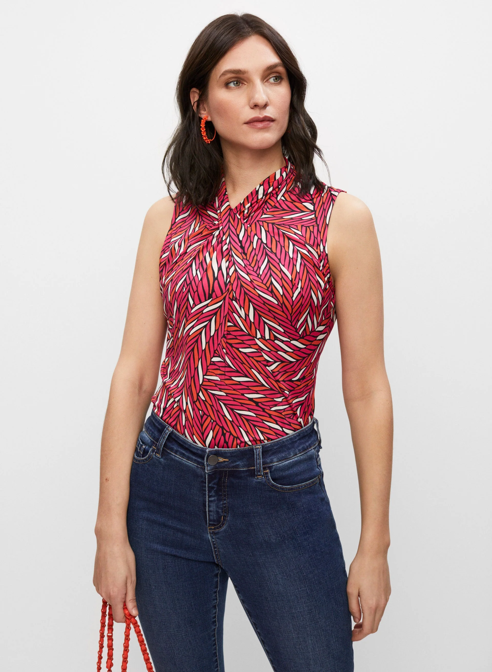 Rope Print Top