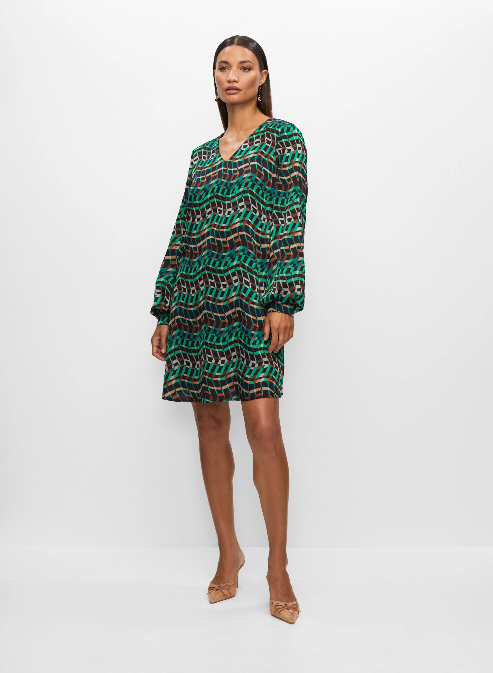 Joseph Ribkoff - Geometric Print Dress