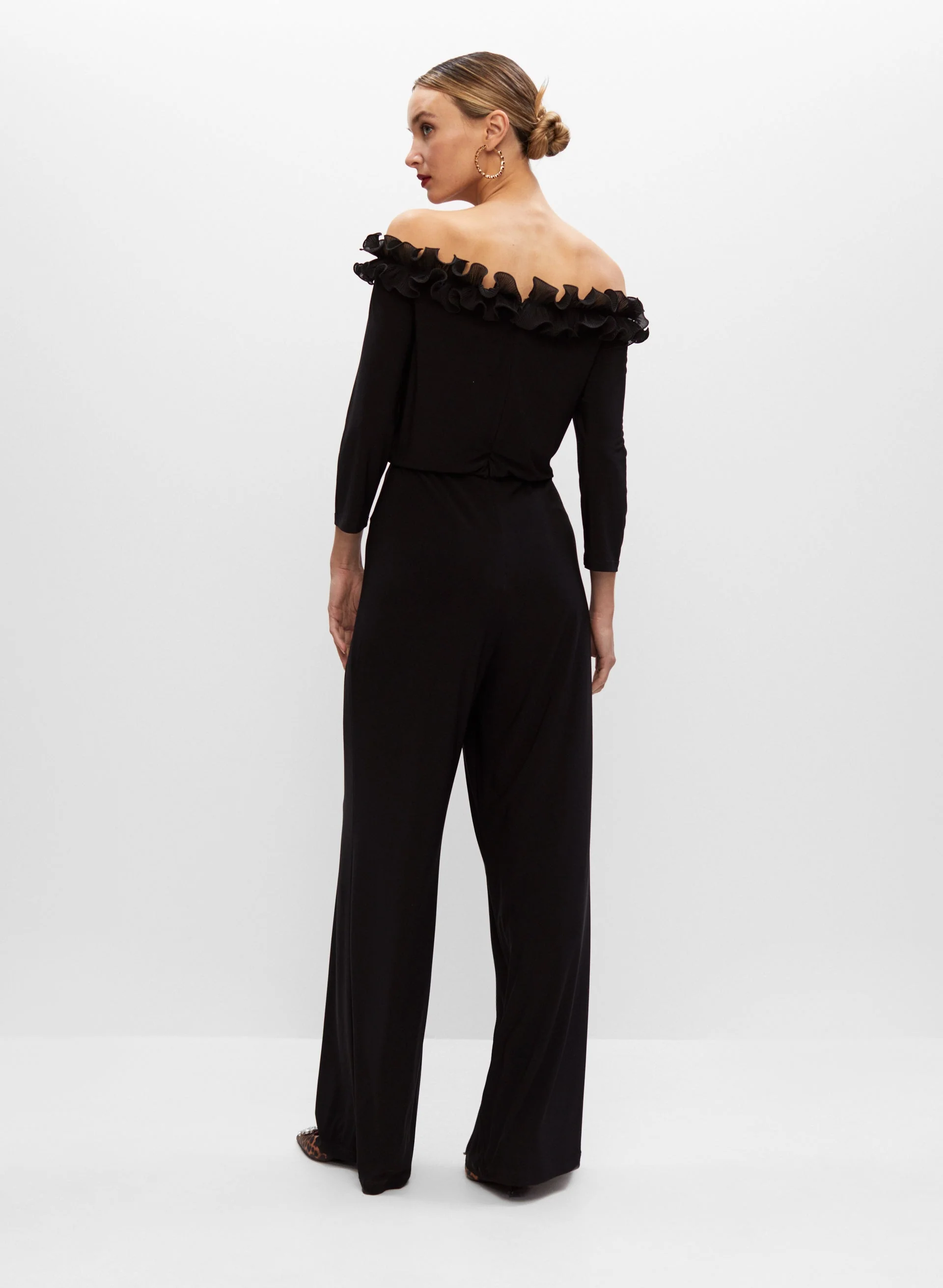 Adrianna Papell - Off-the-Shoulder Jumpsuit