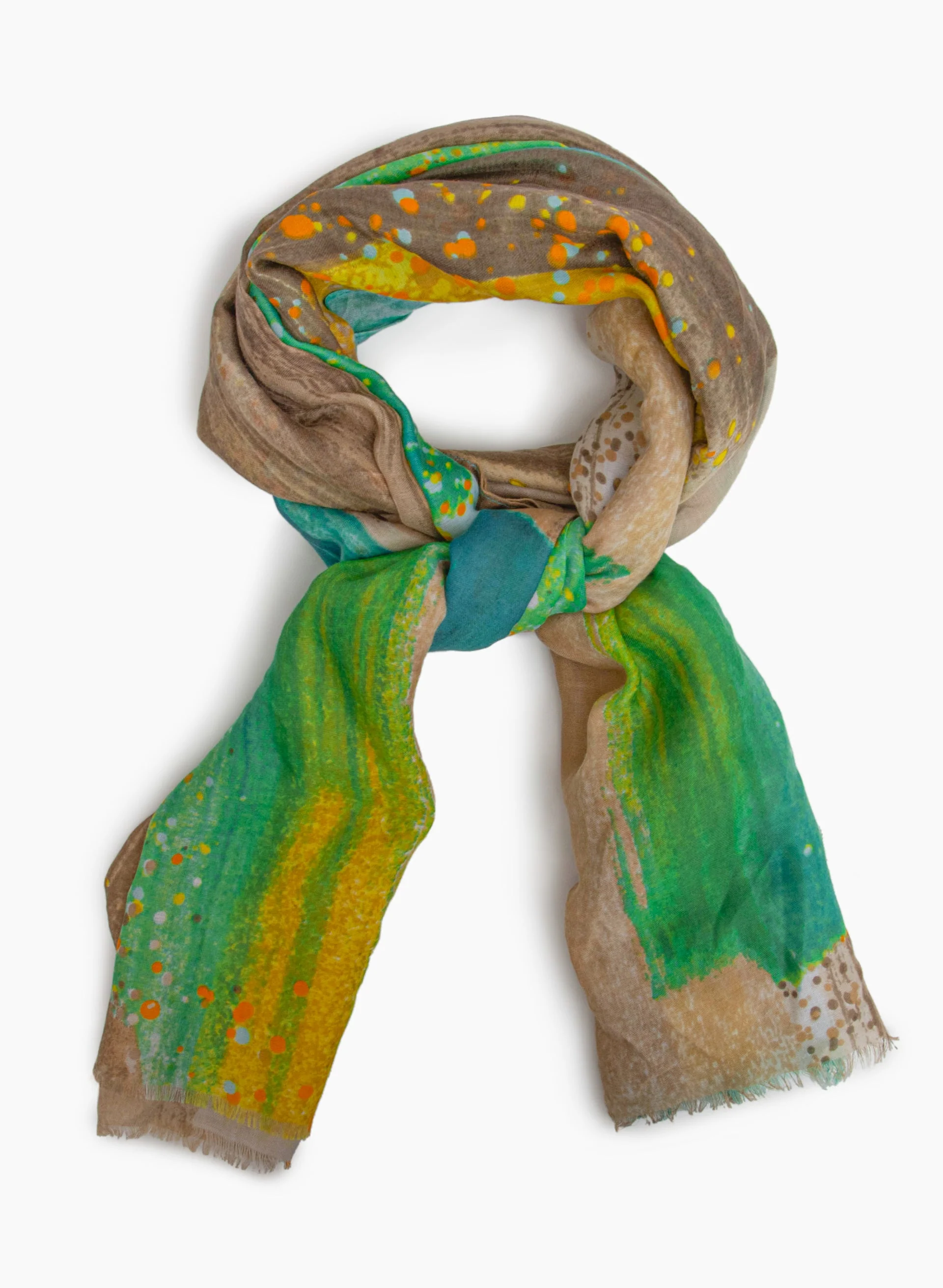 Dotted Print Scarf