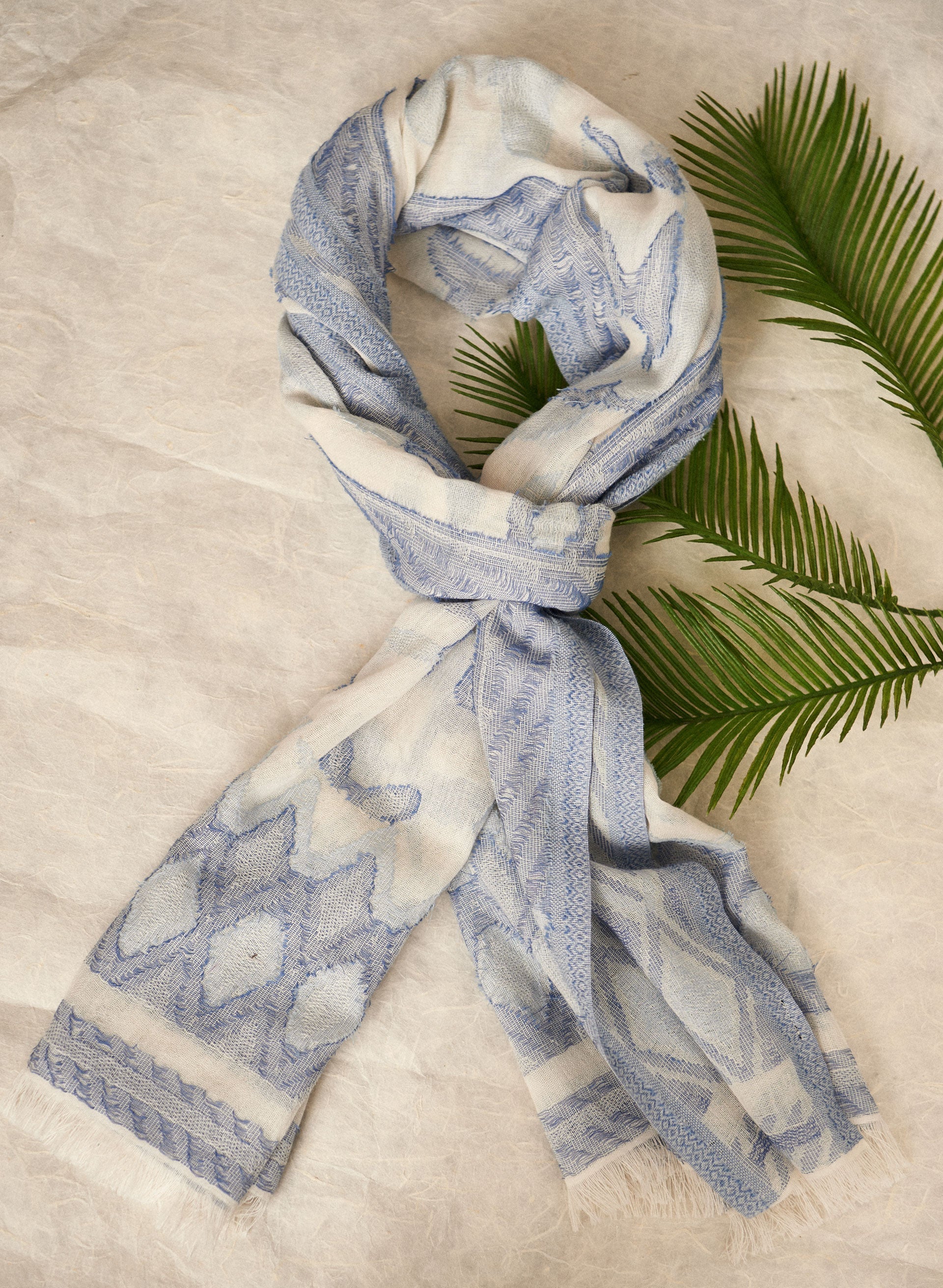 13854-abstract-floral-motif-scarf-1.jpg Abstract Floral Motif Scarf