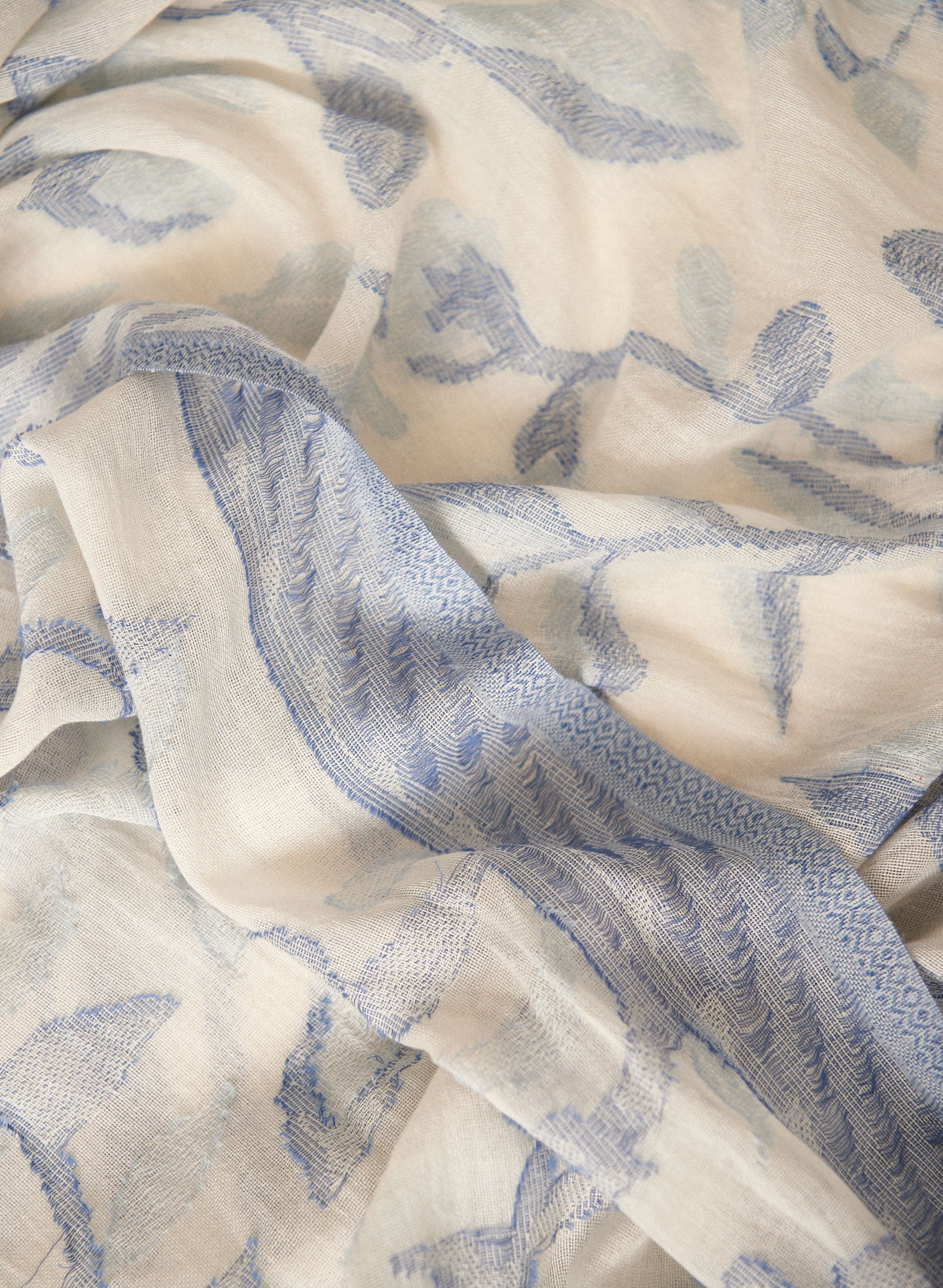 13854-abstract-floral-motif-scarf-2.jpg Abstract Floral Motif Scarf
