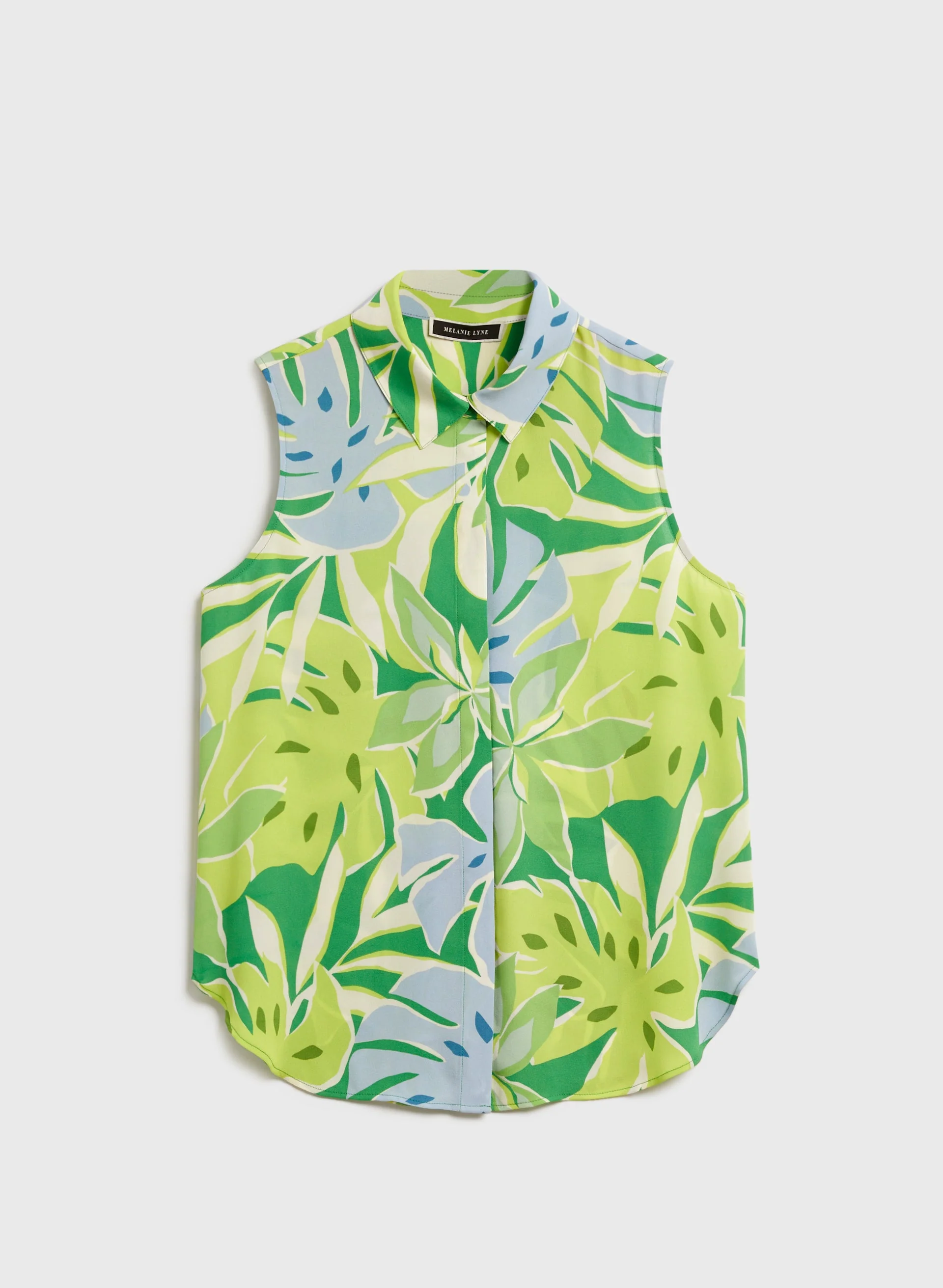 13899-palm-leaf-print-sleeveless-blouse-6.webp Palm Leaf Print Sleeveless Blouse
