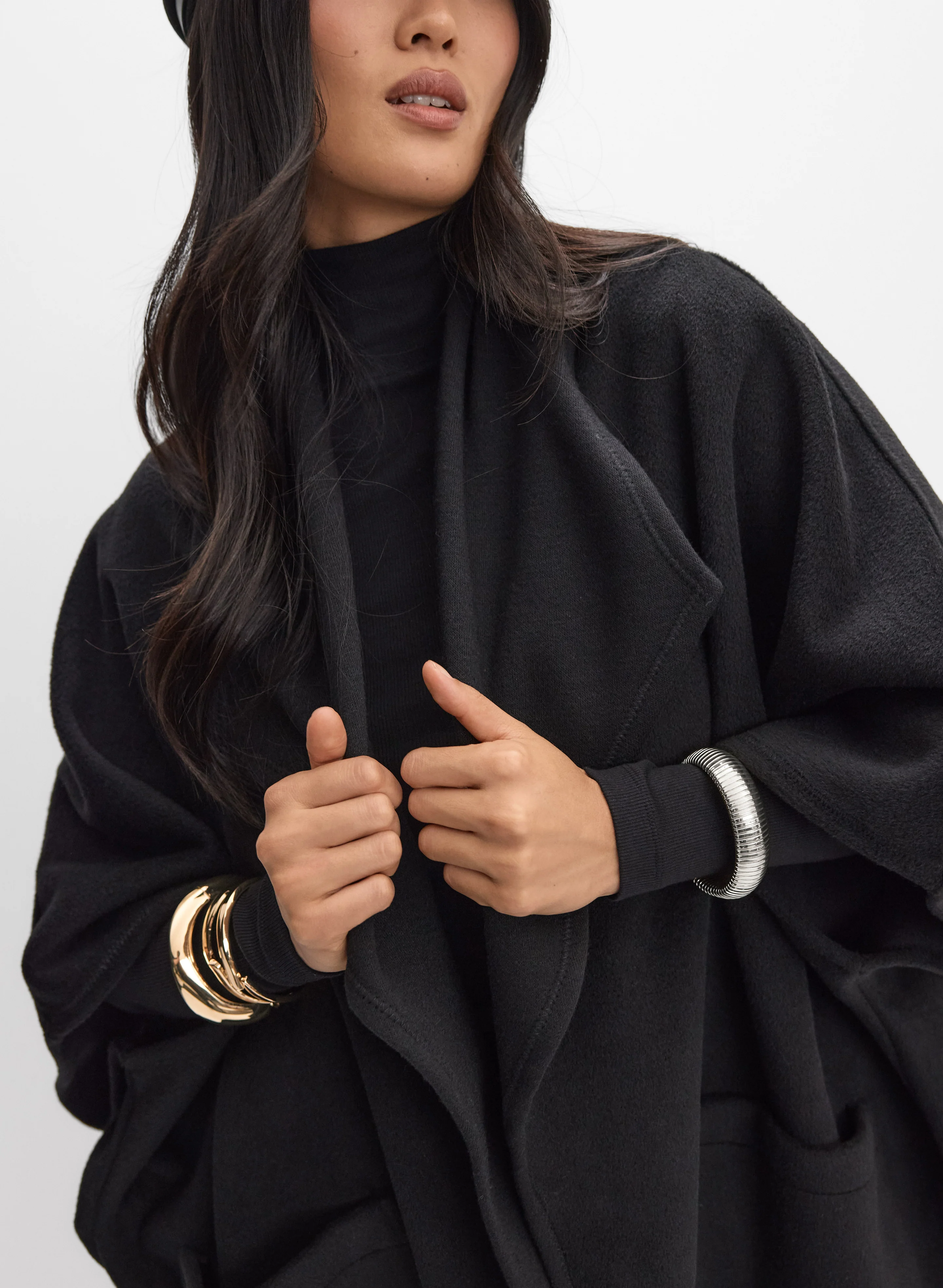 Open Front Poncho