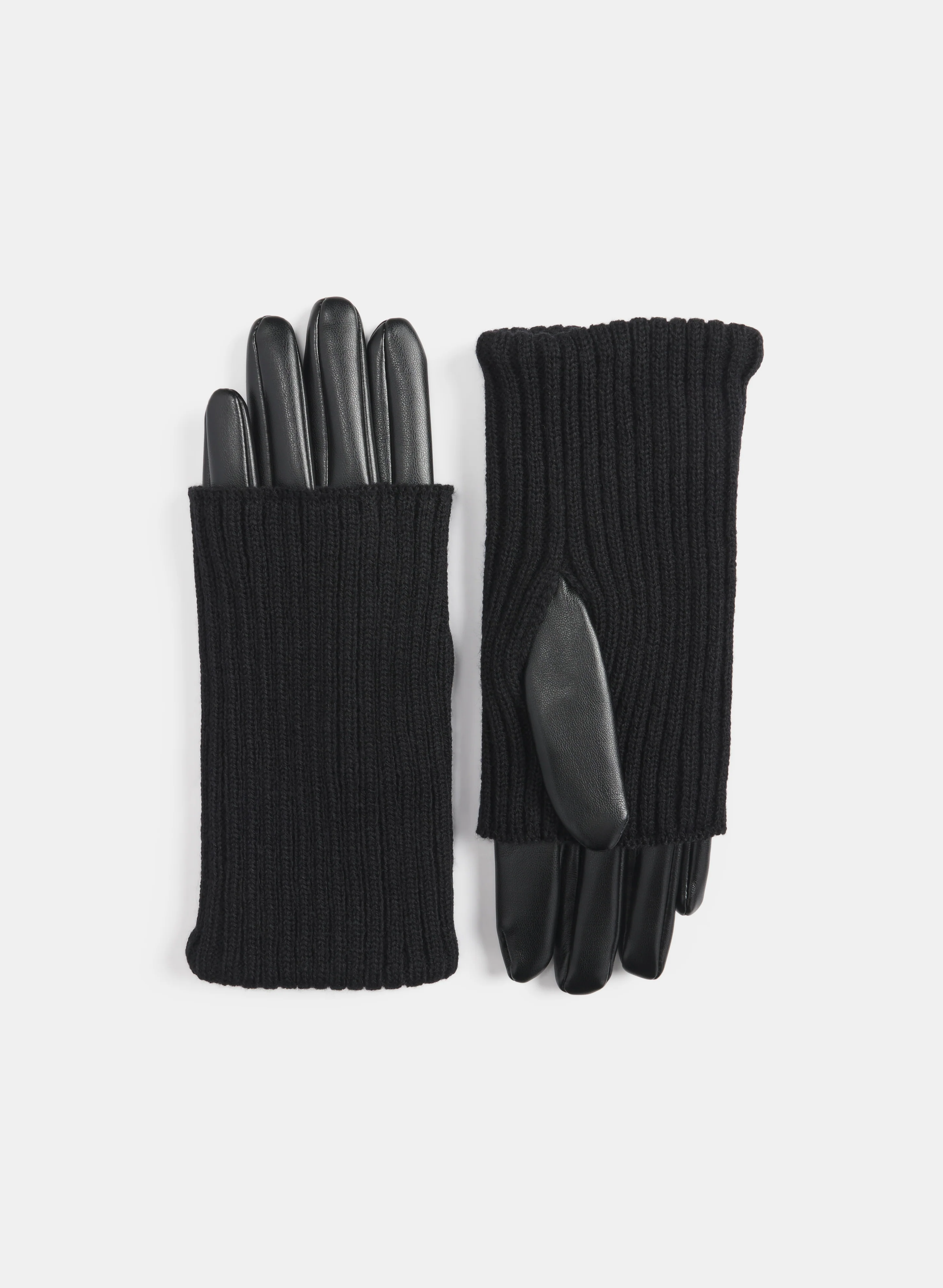 Knit Overlay Gloves