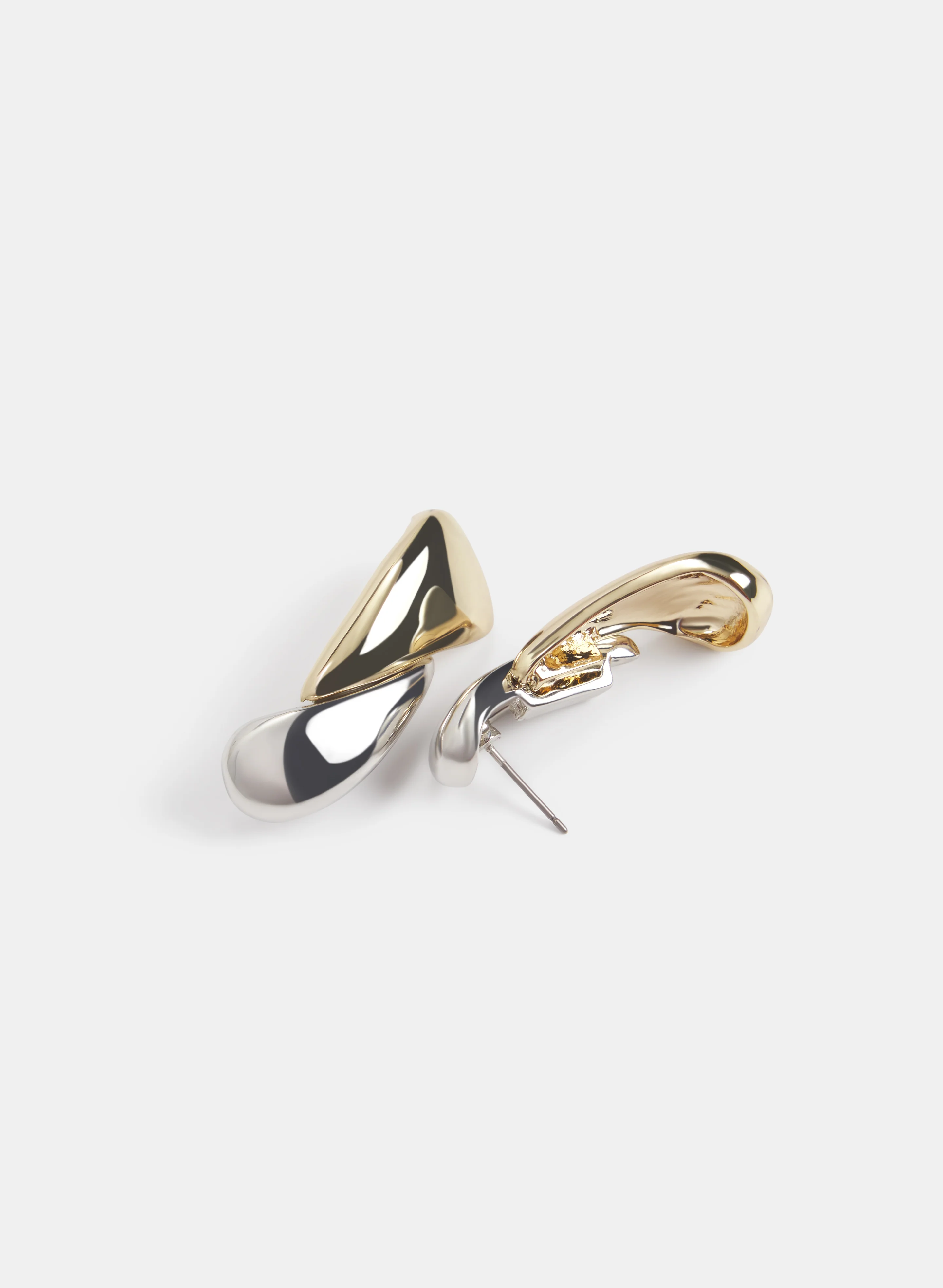 2-Tone Pendant Earrings