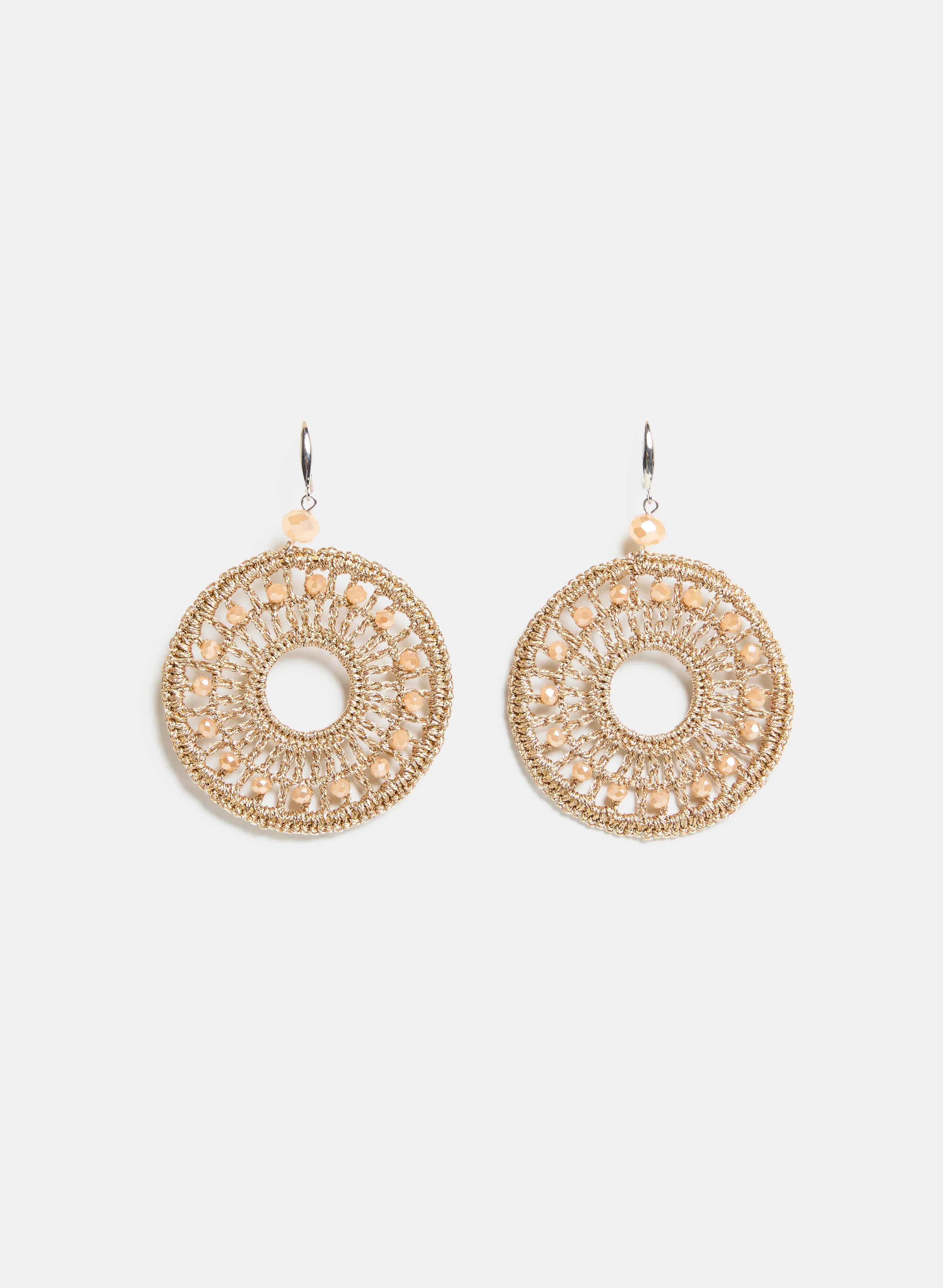 Beaded Crochet Earrings