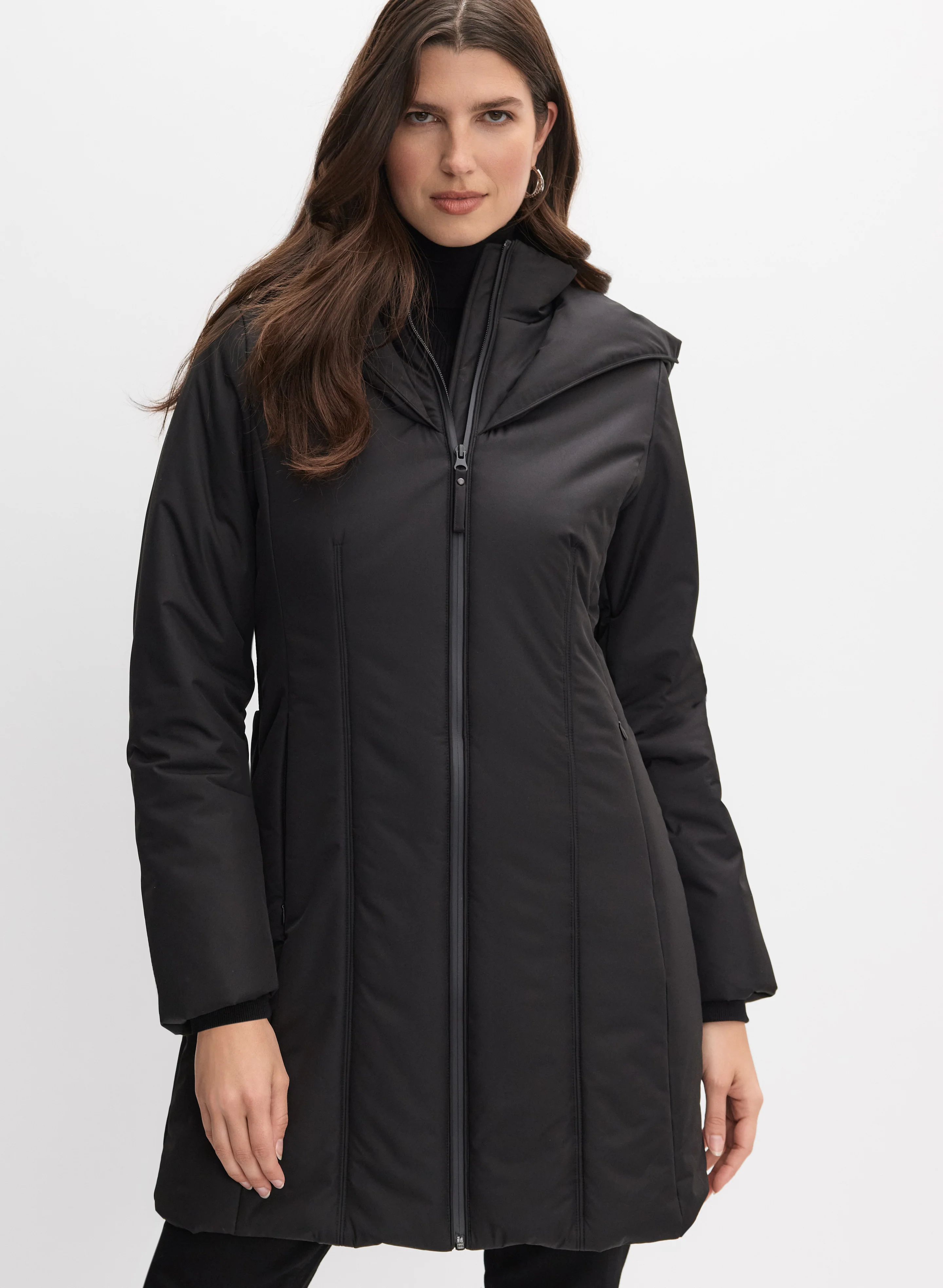 Zip Puffer Coat