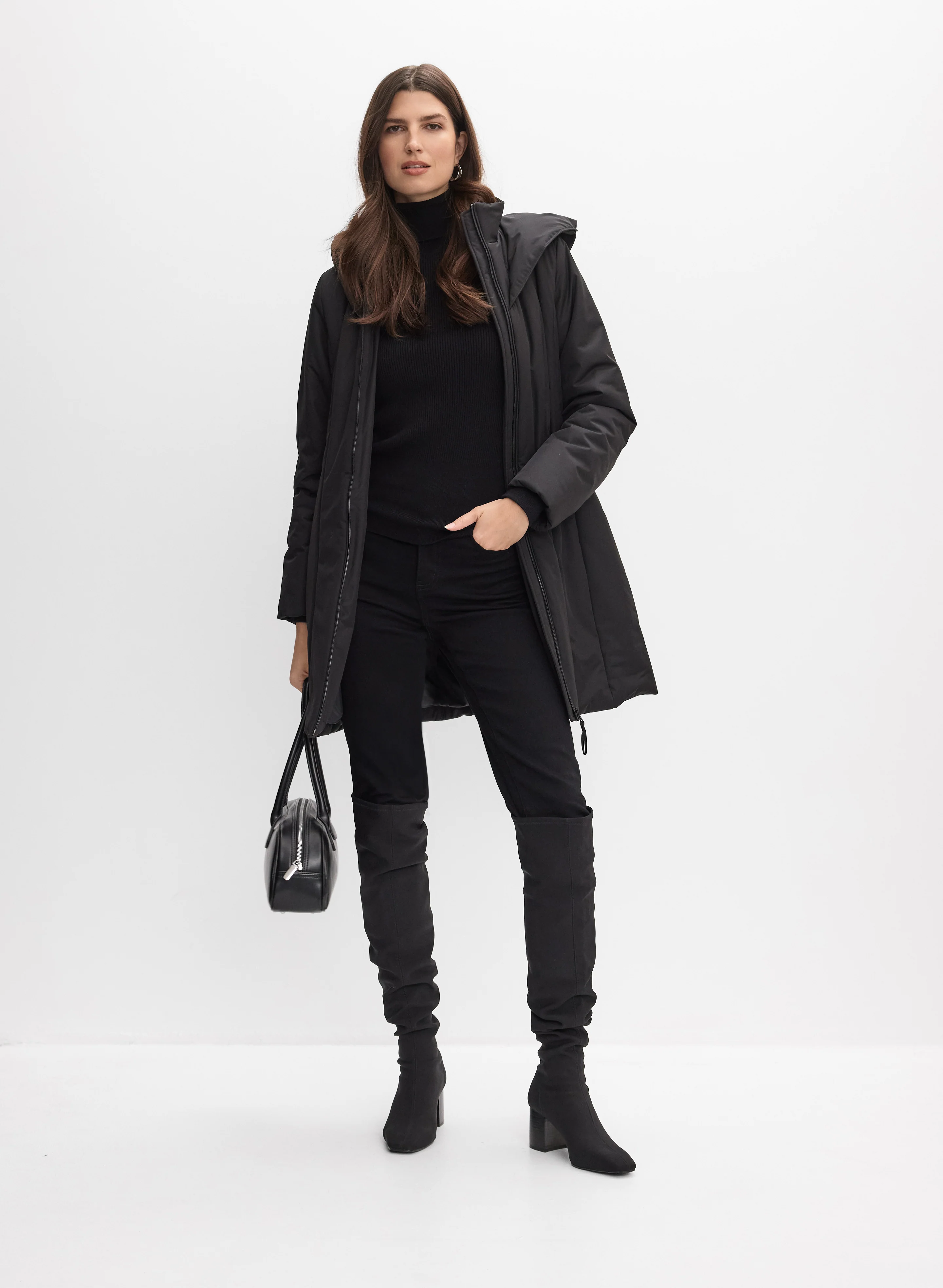 Zip Puffer Coat