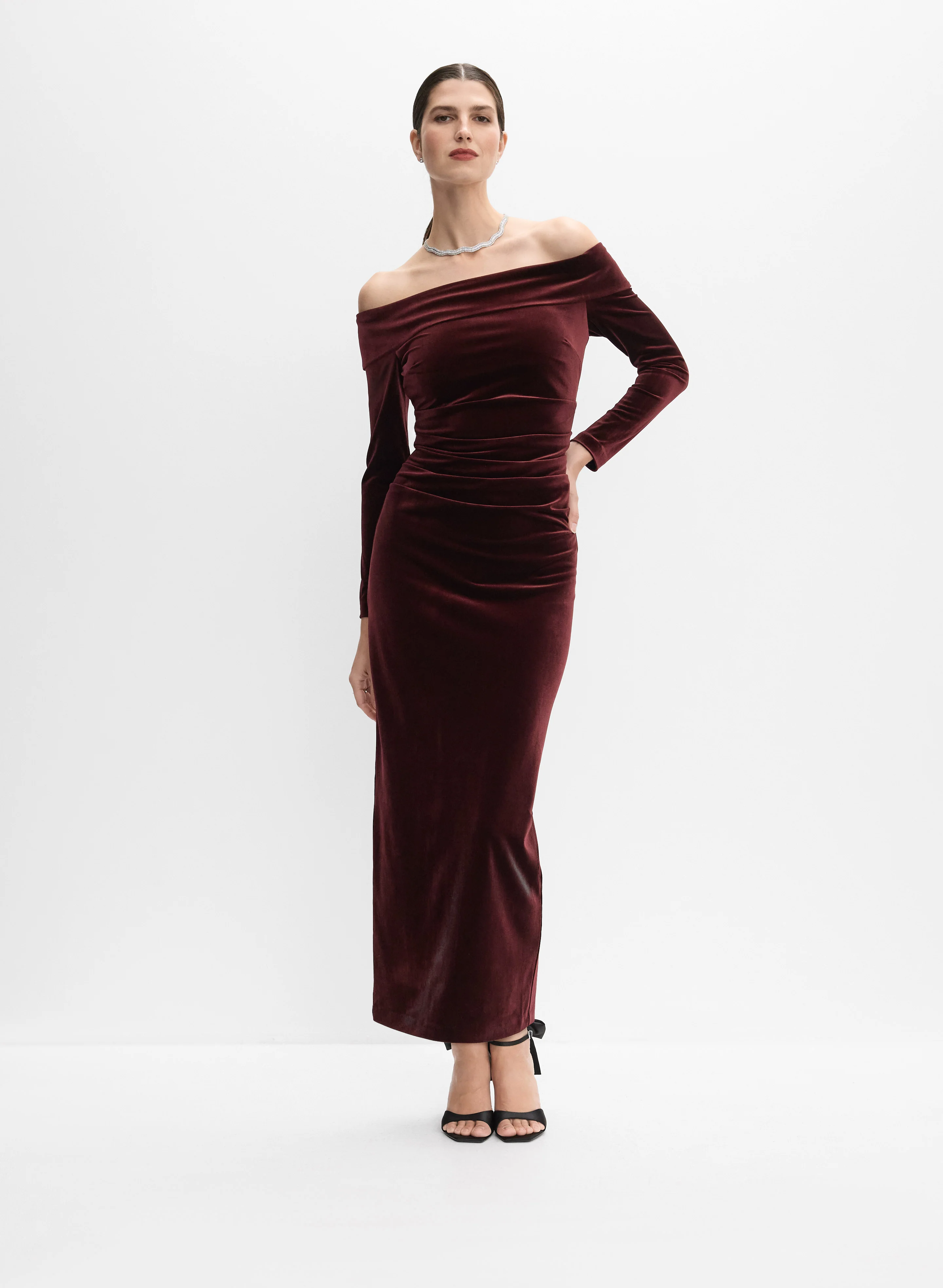 Velvet Midi Dress