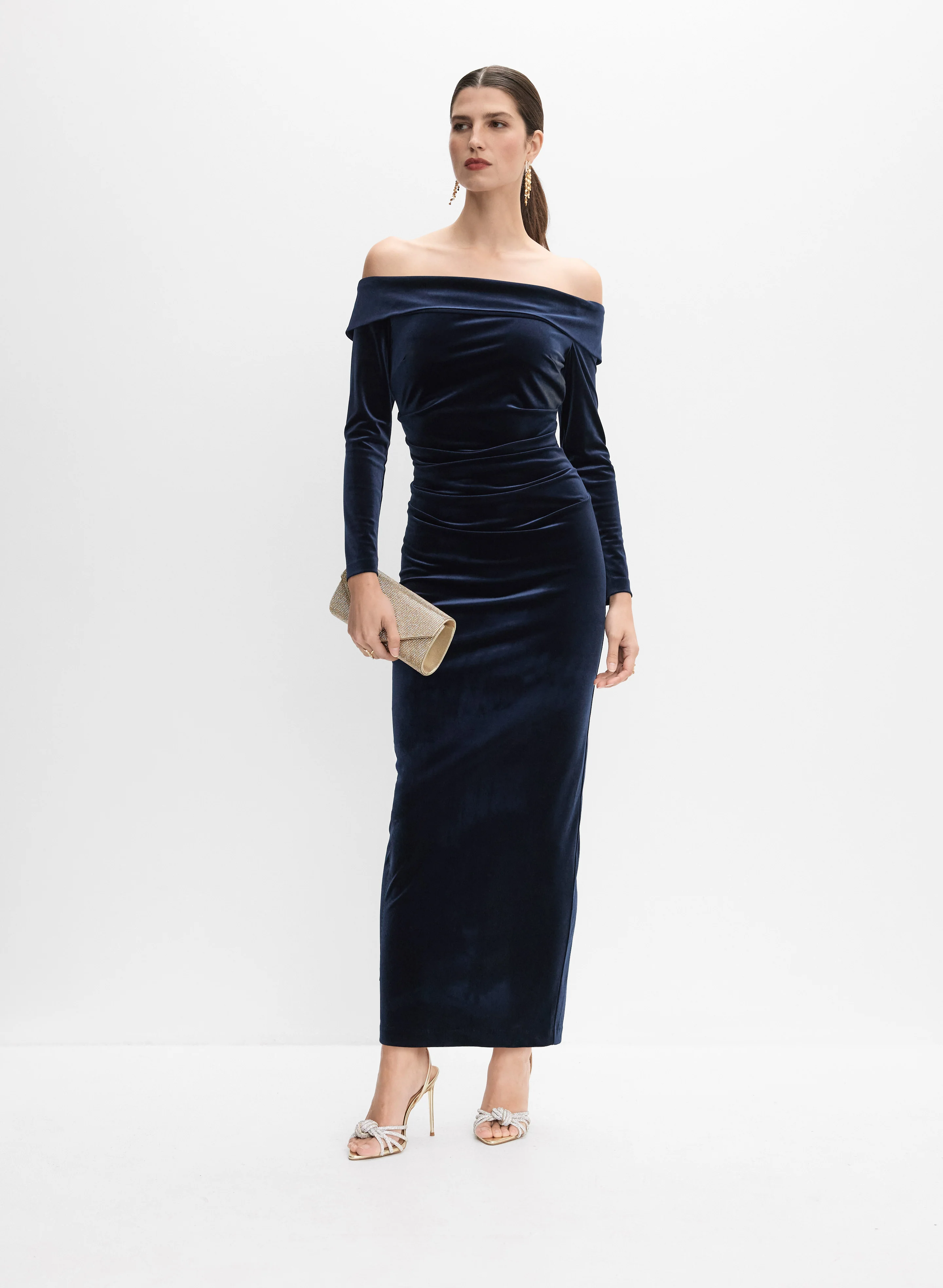 Velvet Midi Dress