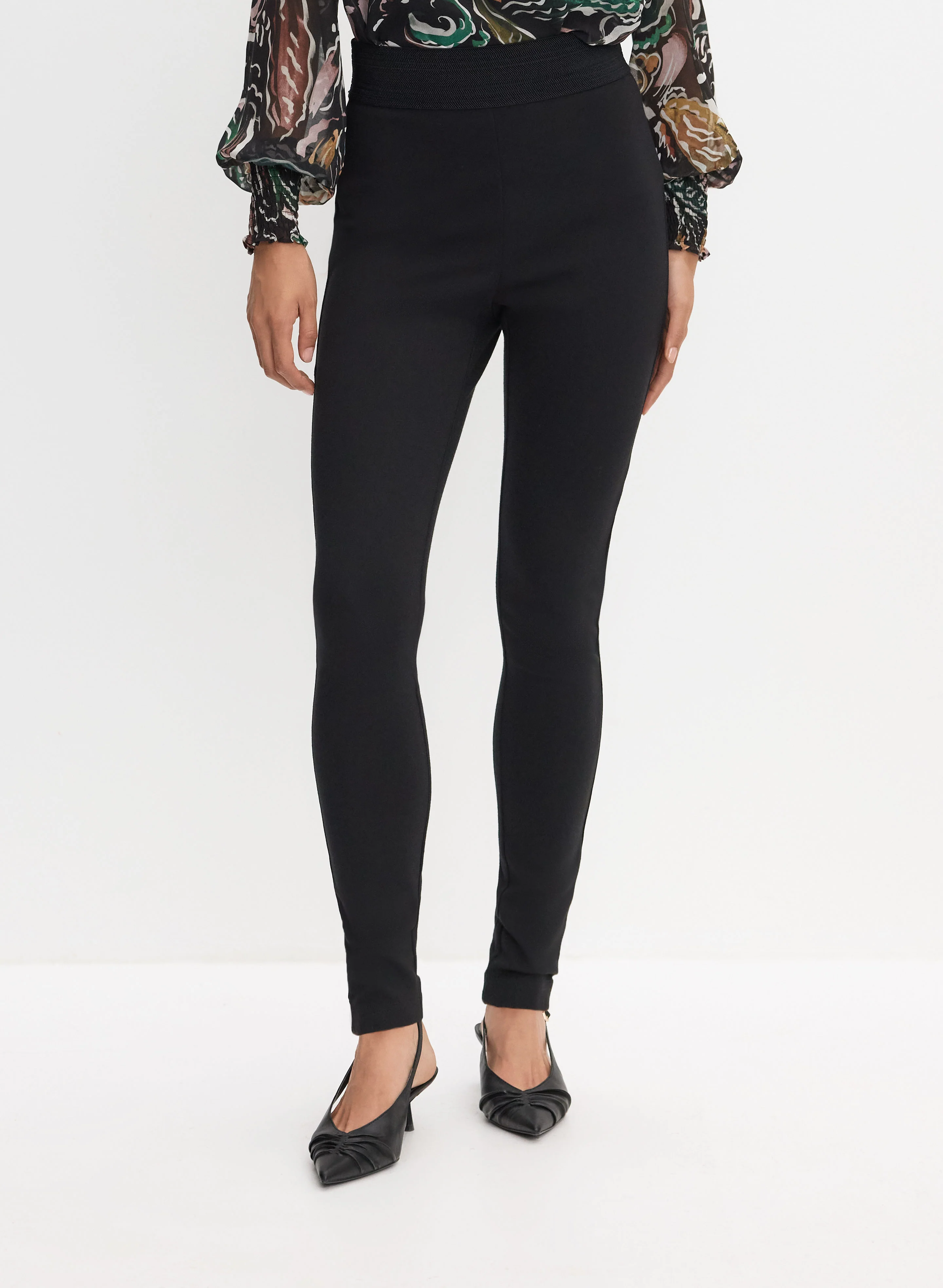 Kayla Elastic Waist Leggings