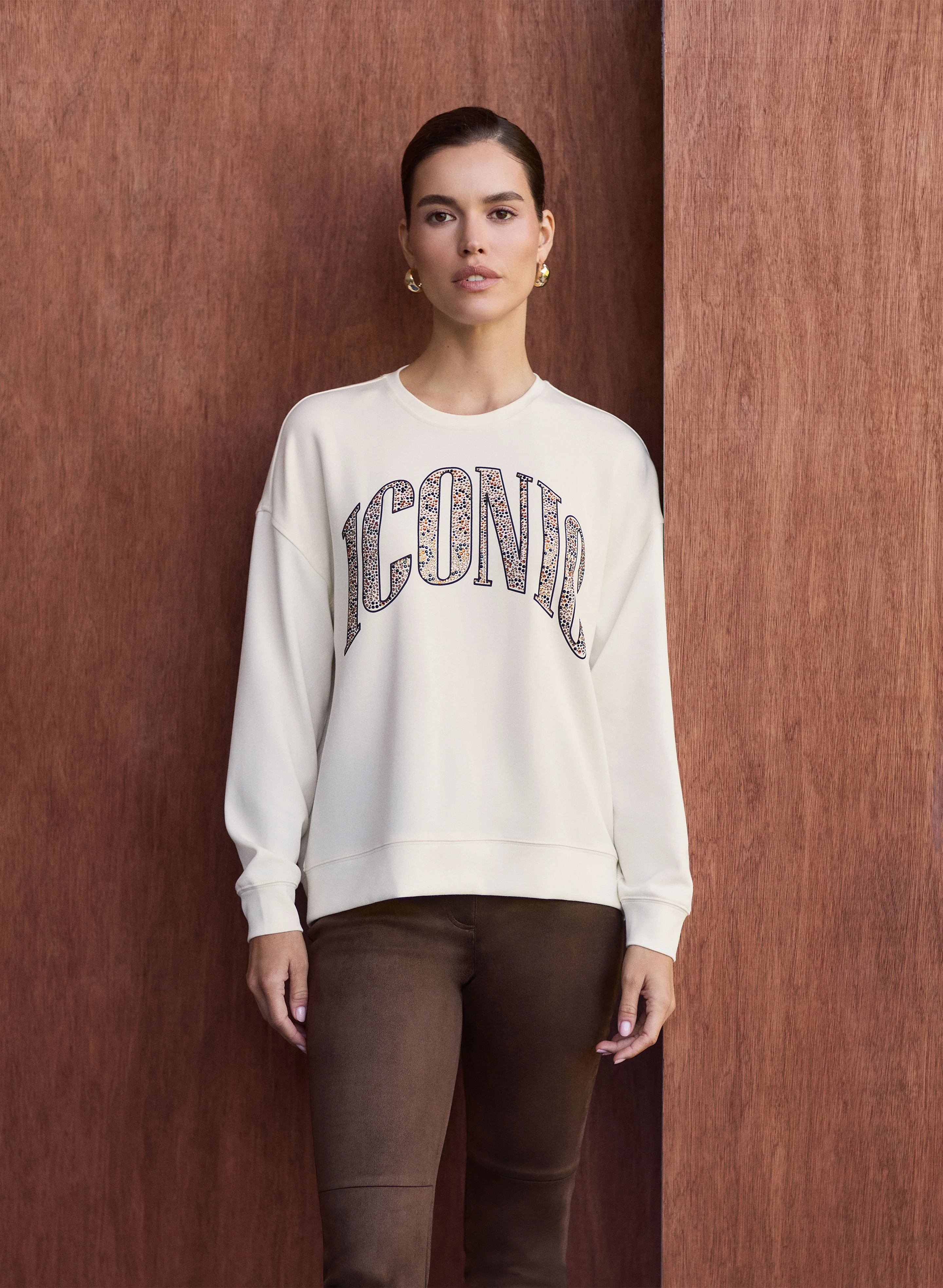 'Iconic' Crewneck Top