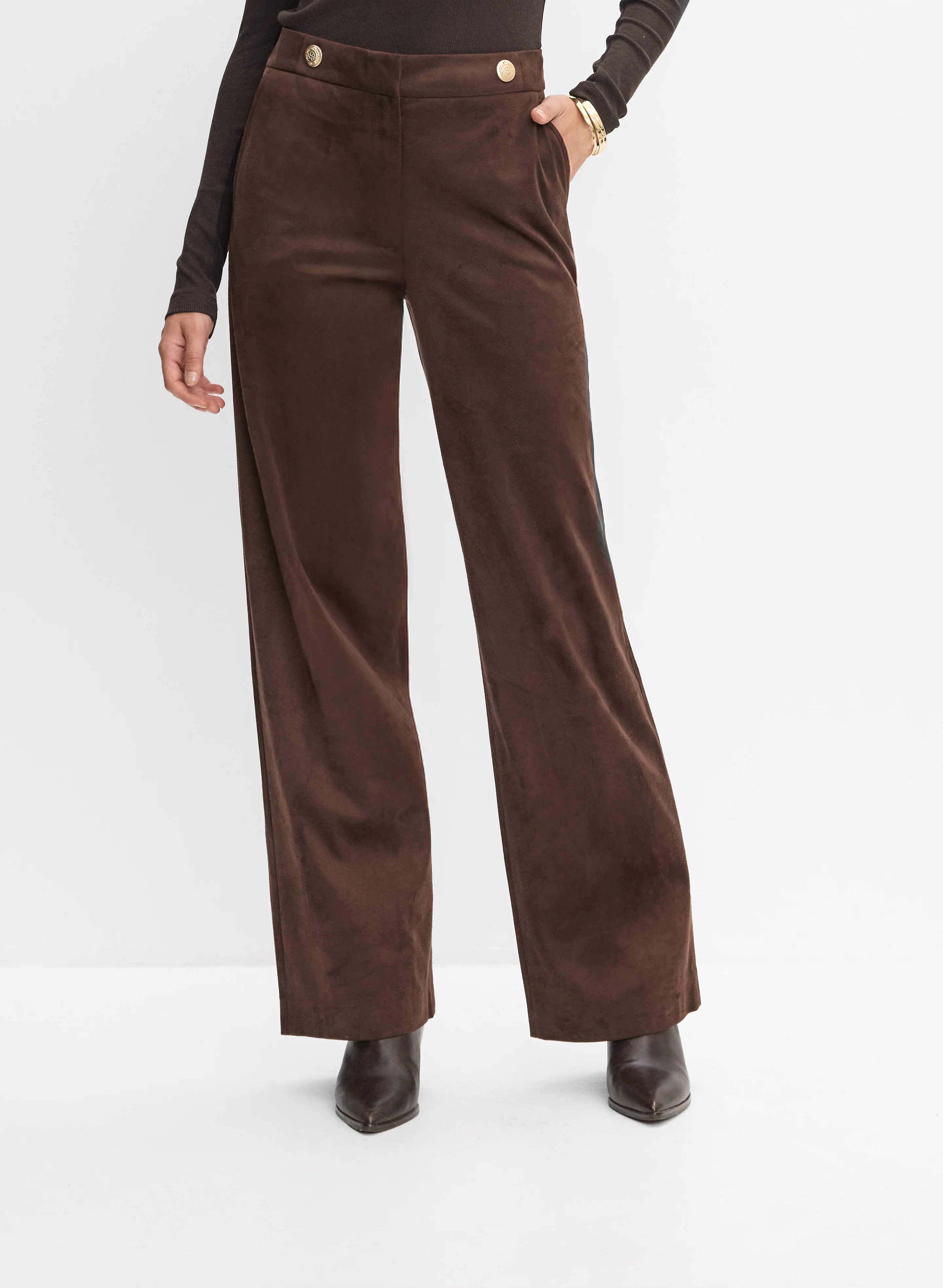 Soho Faux-Suede Pants