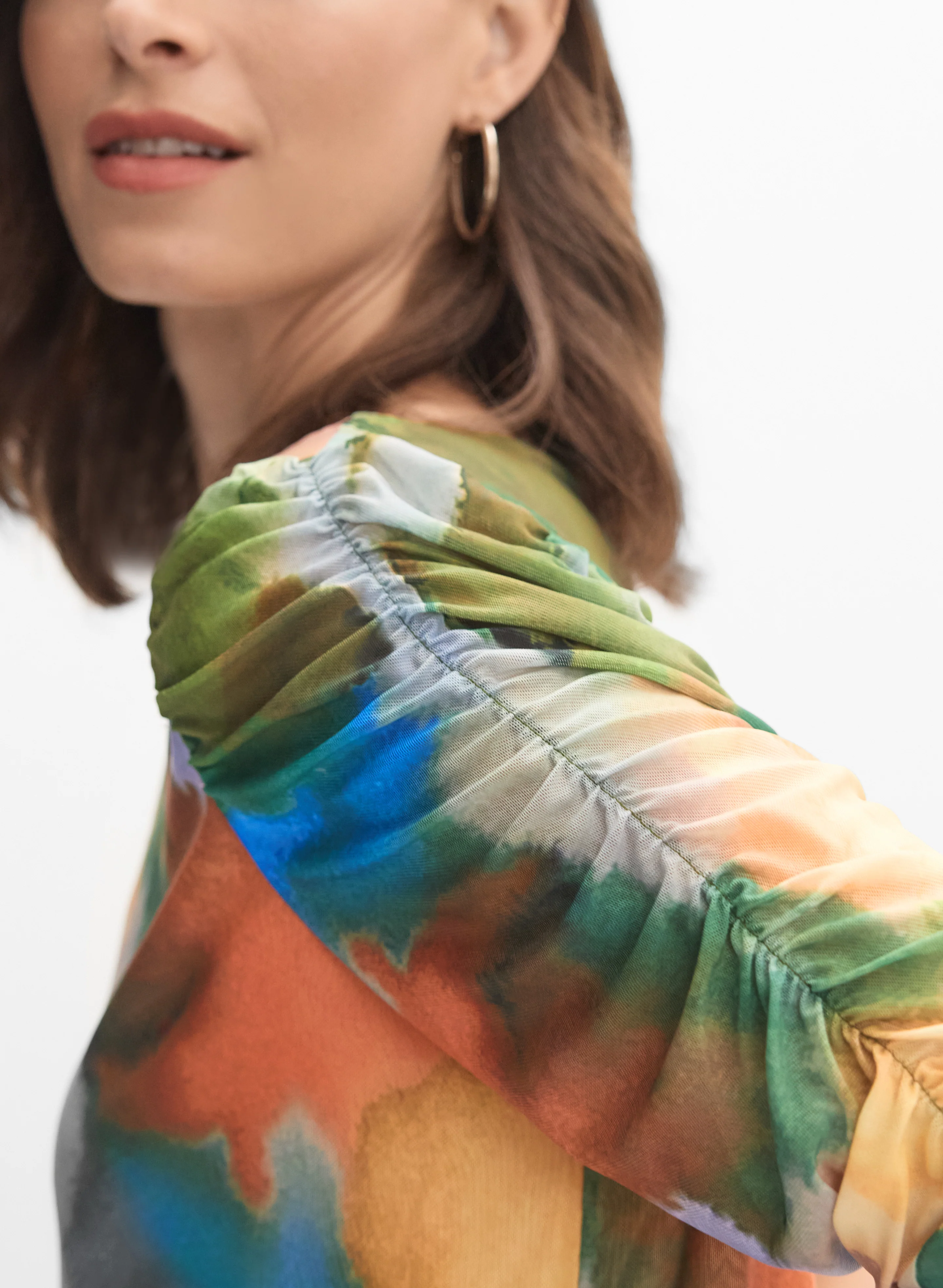 Abstract Watercolour Top