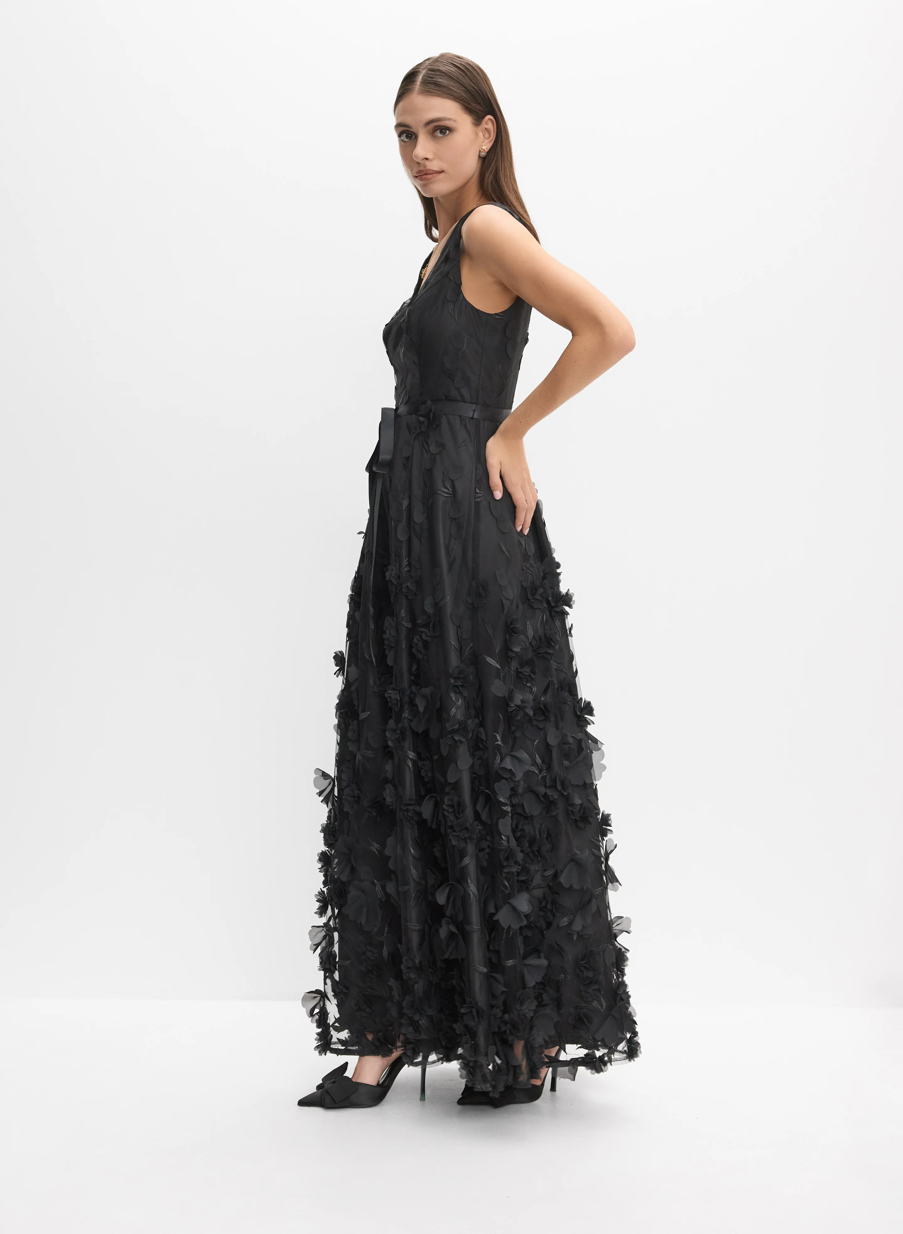 Alex Evenings - 3D Floral Dress