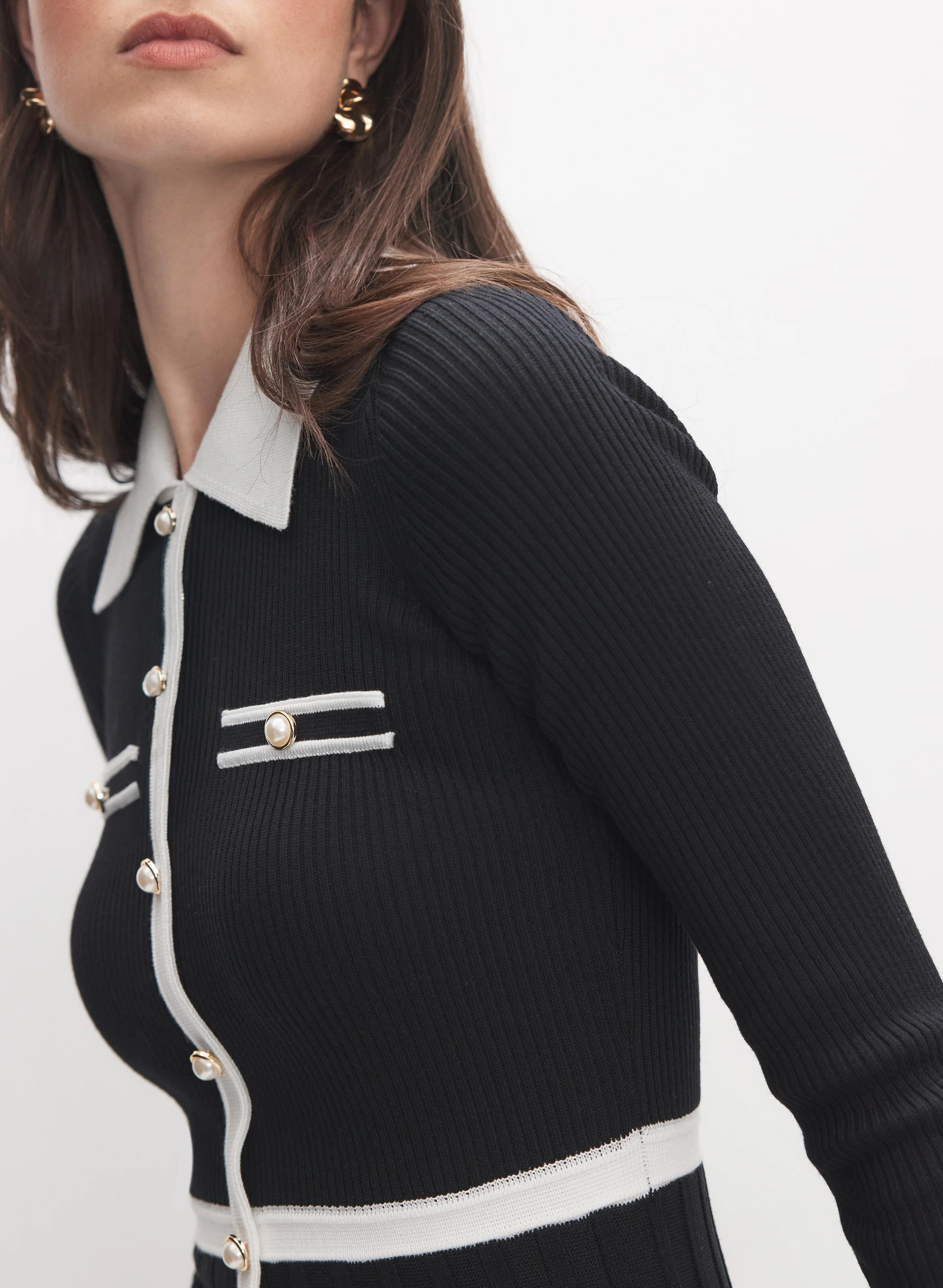 Button Detail Dress